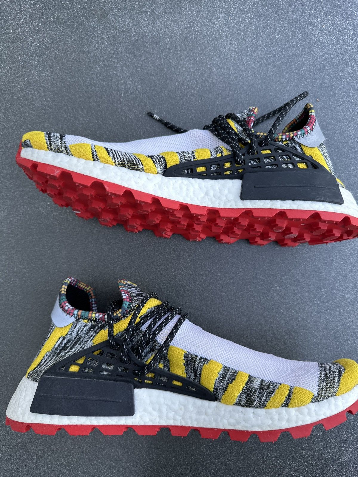 Adidas × Pharrell Adidas NMD Hu solar red Size US 11 / EU 44 - 2 Thumbnail