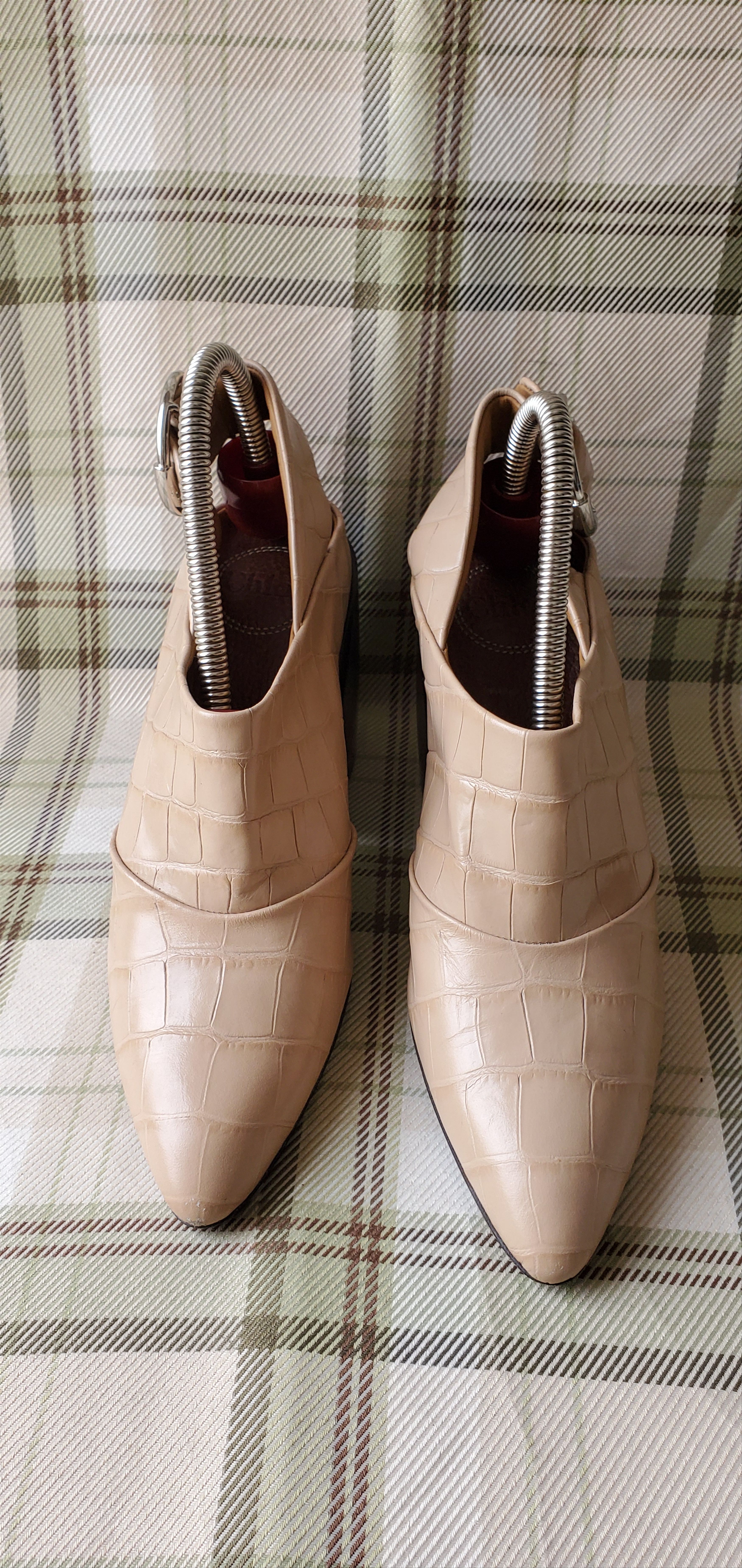 Chloe Chloe Platform Croc embossed Shoes Size US 7 / IT 37 - 2 Thumbnail