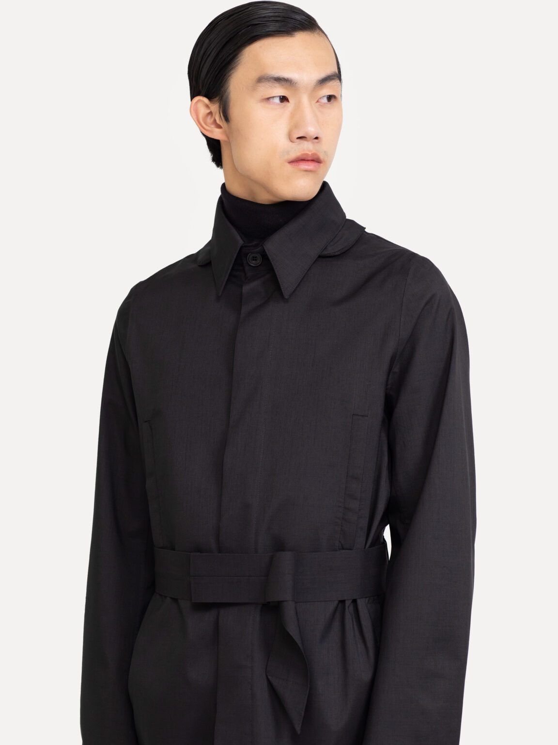 Norwegian Rain $1,430 Single Breasted Coat in Black, Men's (Size M) — image 6 of 6