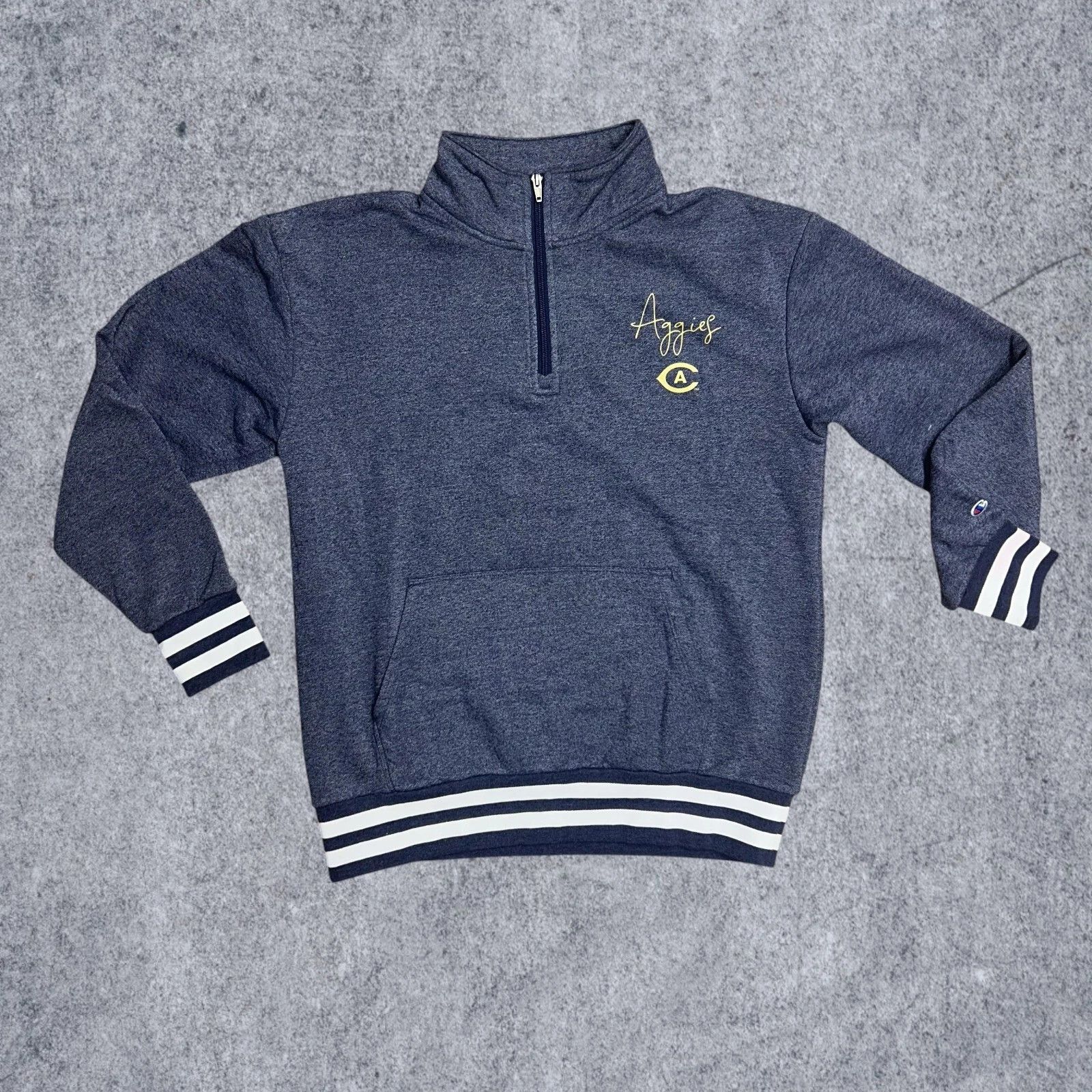 Champion Champion College University 1/4 Zip Pullover Sweatshirt Wome Size US L / EU 52-54 / 3 - 1 Thumbnail
