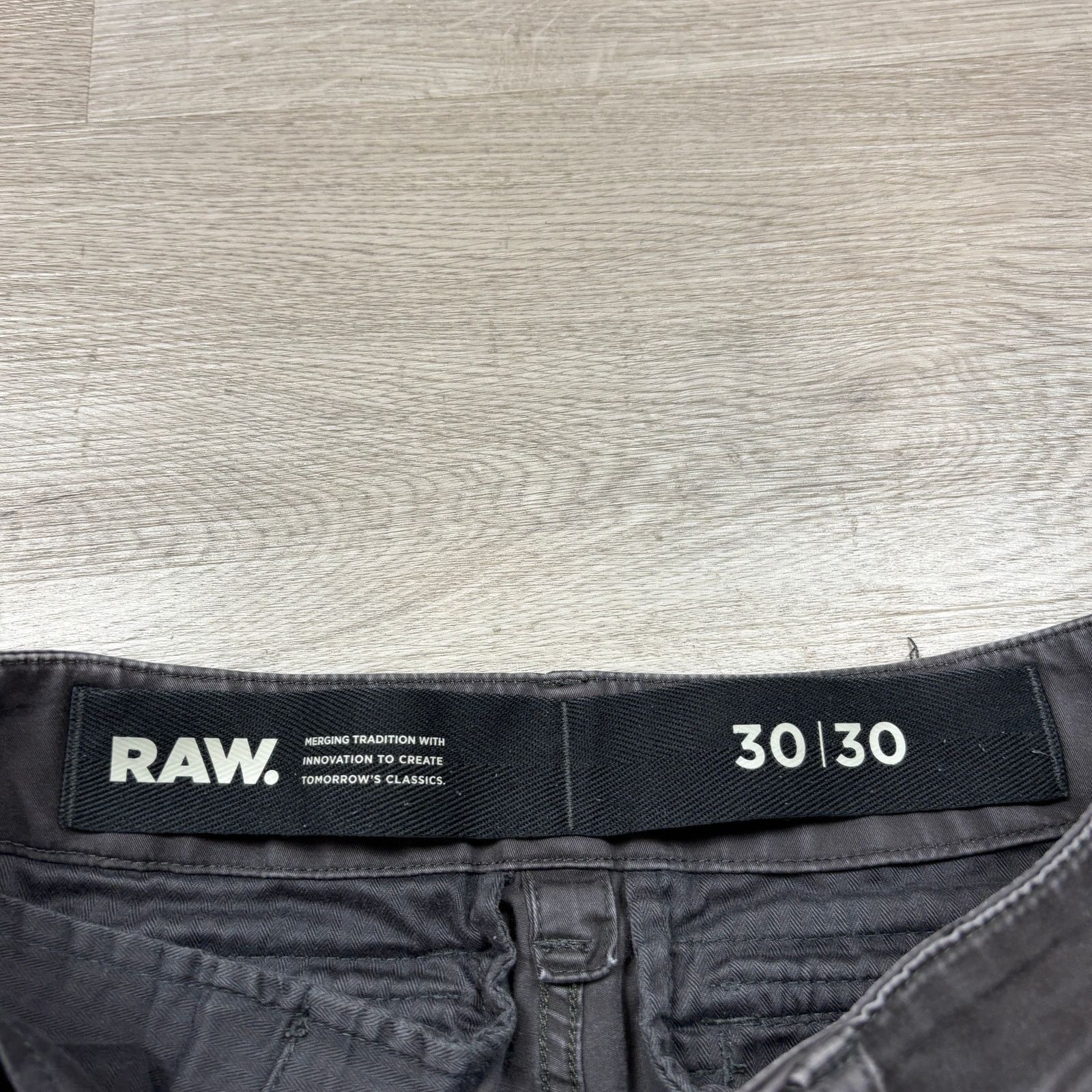 G-Star G Star Raw Rovic Zip 3D Straight Tapered Pants Men's 30x28 Size US 30 / EU 46 - 6 Thumbnail