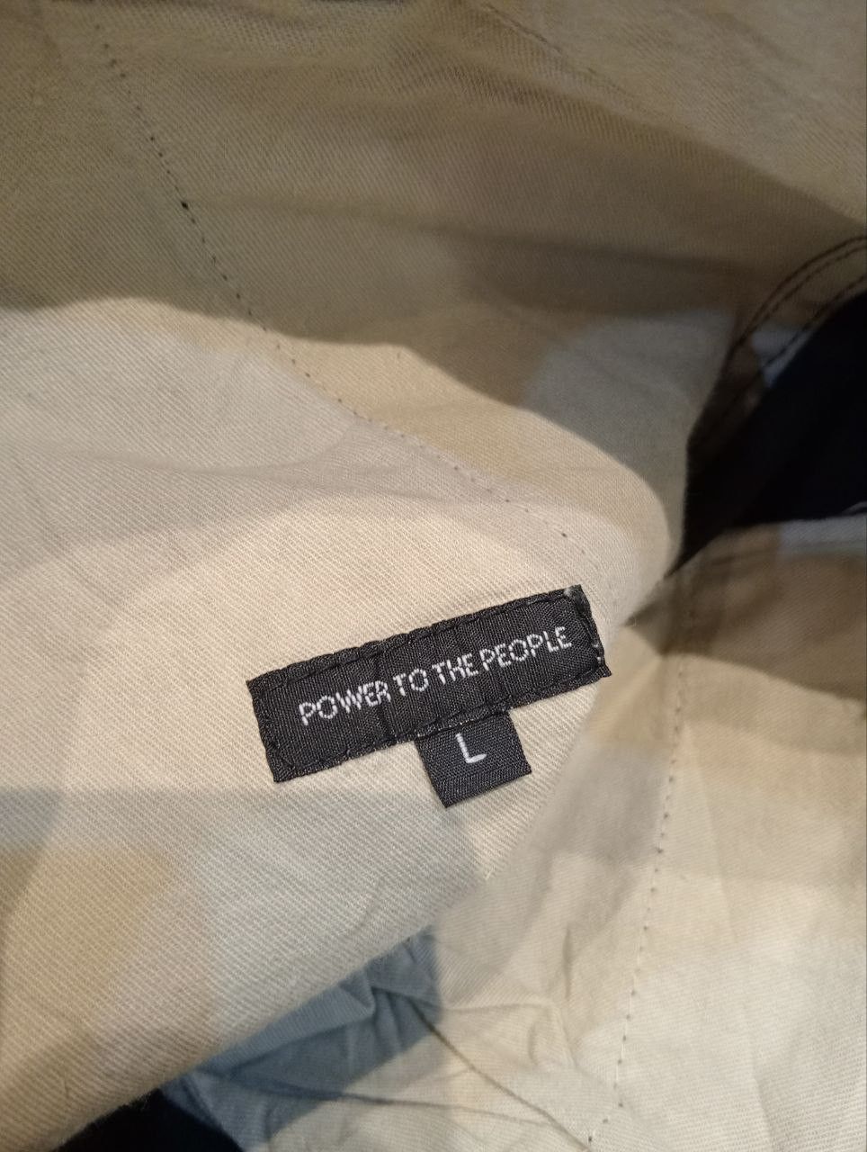 Japanese Brand POWER TO THE PEOPLE JAPAN FADED BLACK STUDDED CARGO PANTS Size US 36 / EU 52 - 6 Thumbnail