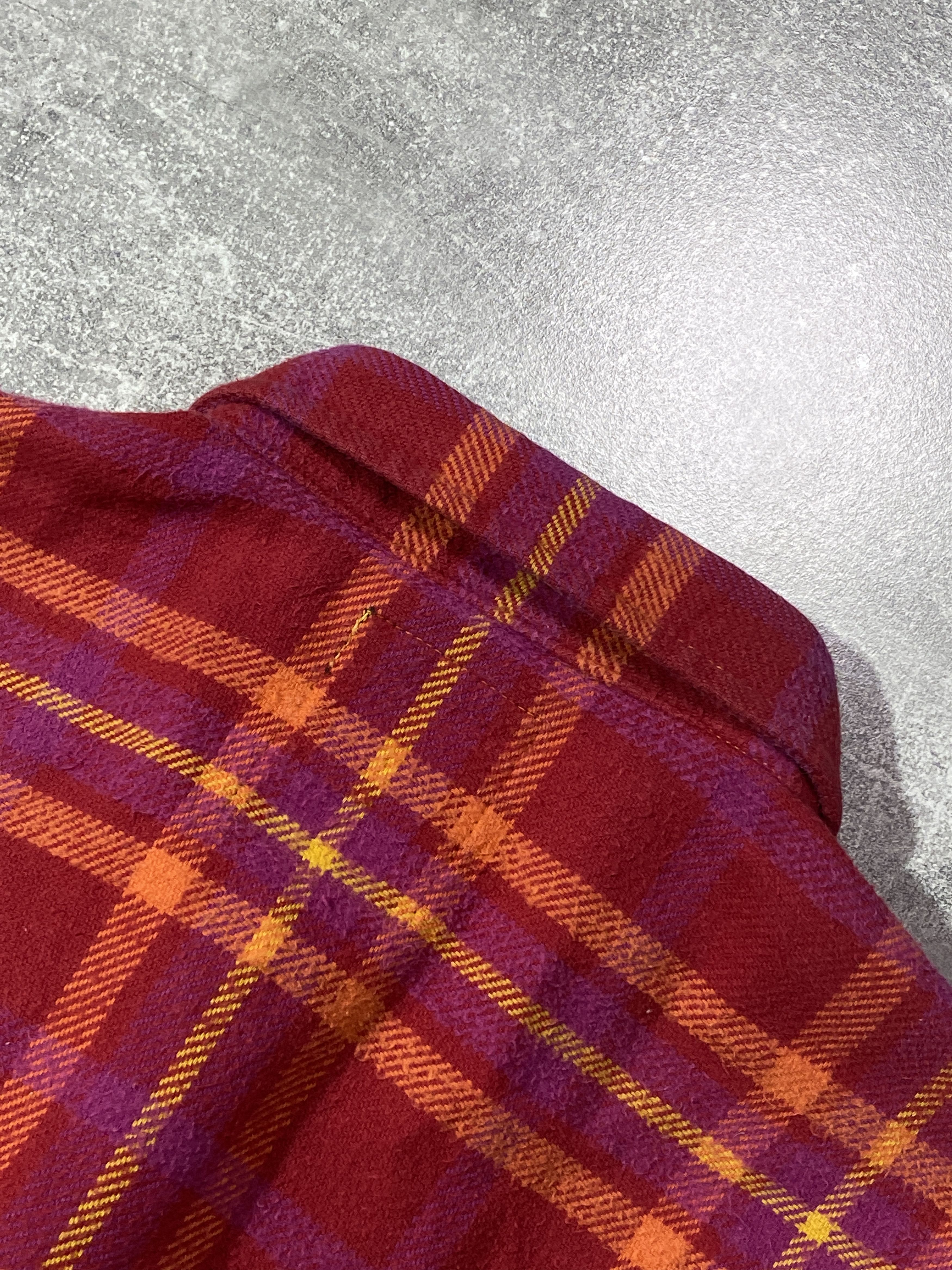 Mambo Vintage 90s MAMBO Cotton Platted Flannel Shirt Size US M / EU 48-50 / 2 - 12 Thumbnail