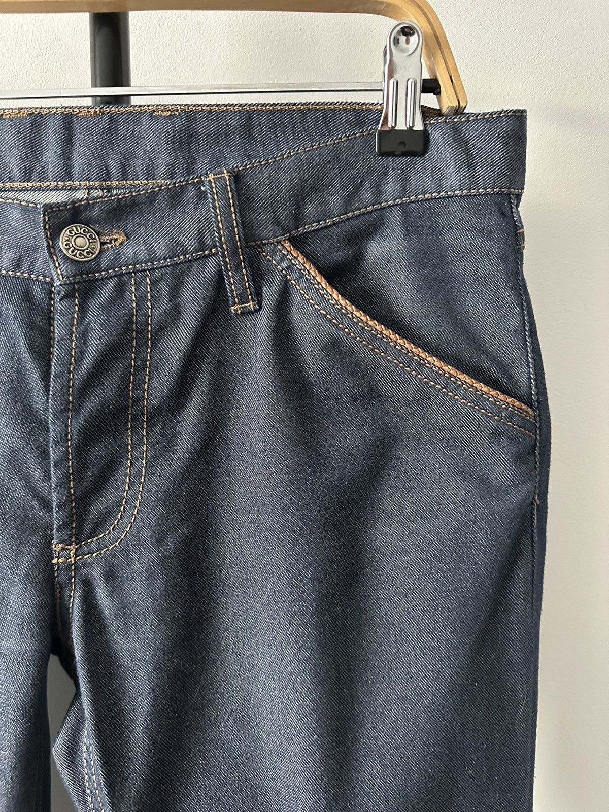 Gucci Gucci indigo jeans blue pants trousers Size 32" / US 10 / IT 46 - 3 Thumbnail