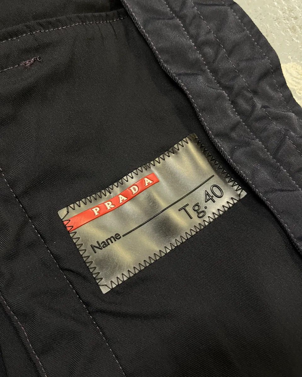 Prada SS2000 Prada Navy Nylon Zip Sport Light Jacket Size S / US 4 / IT 40 - 11 Thumbnail