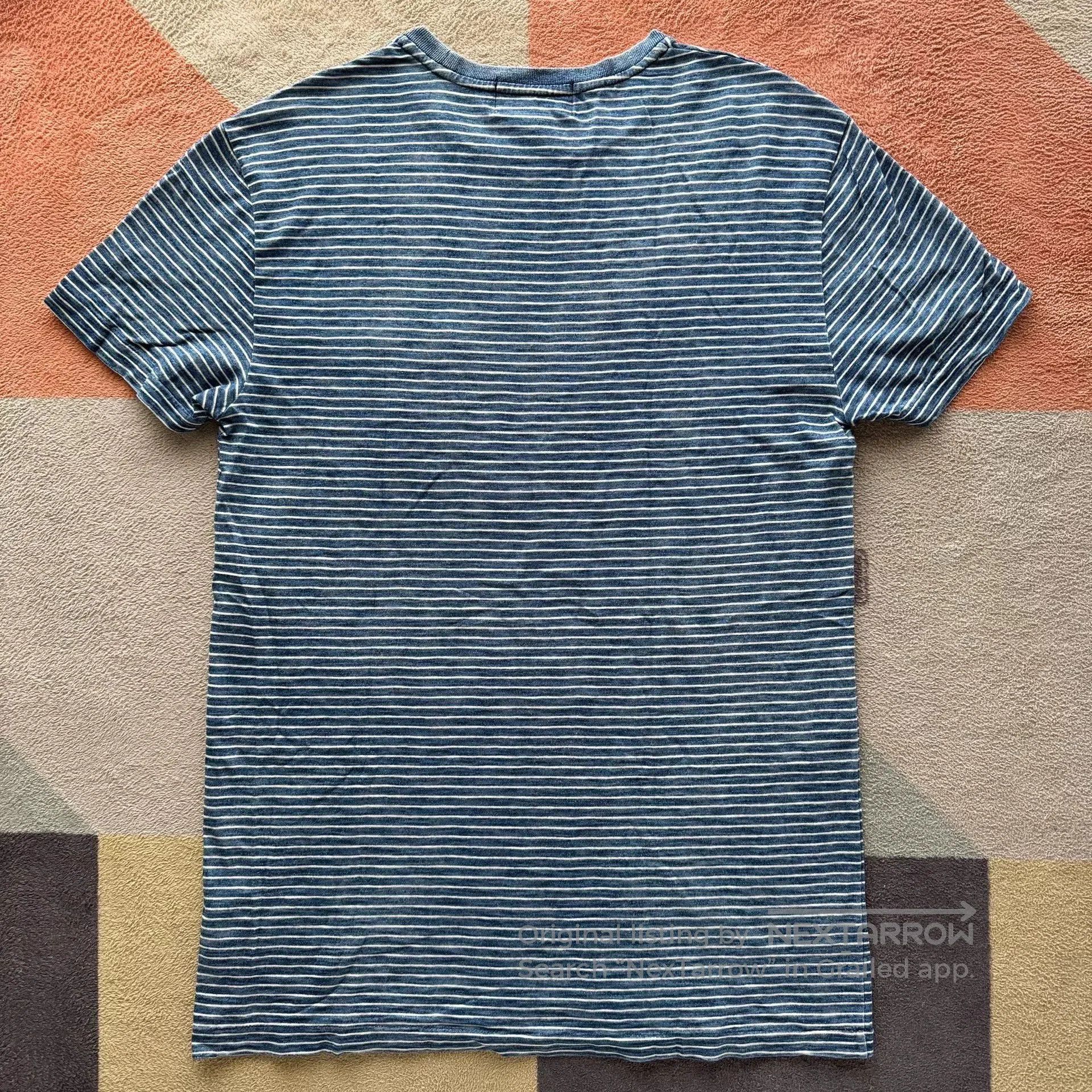 RRL Ralph Lauren Ralph Lauren RRL Blue White Stripe Tee. Size US S / EU 44-46 / 1 - 5 Thumbnail