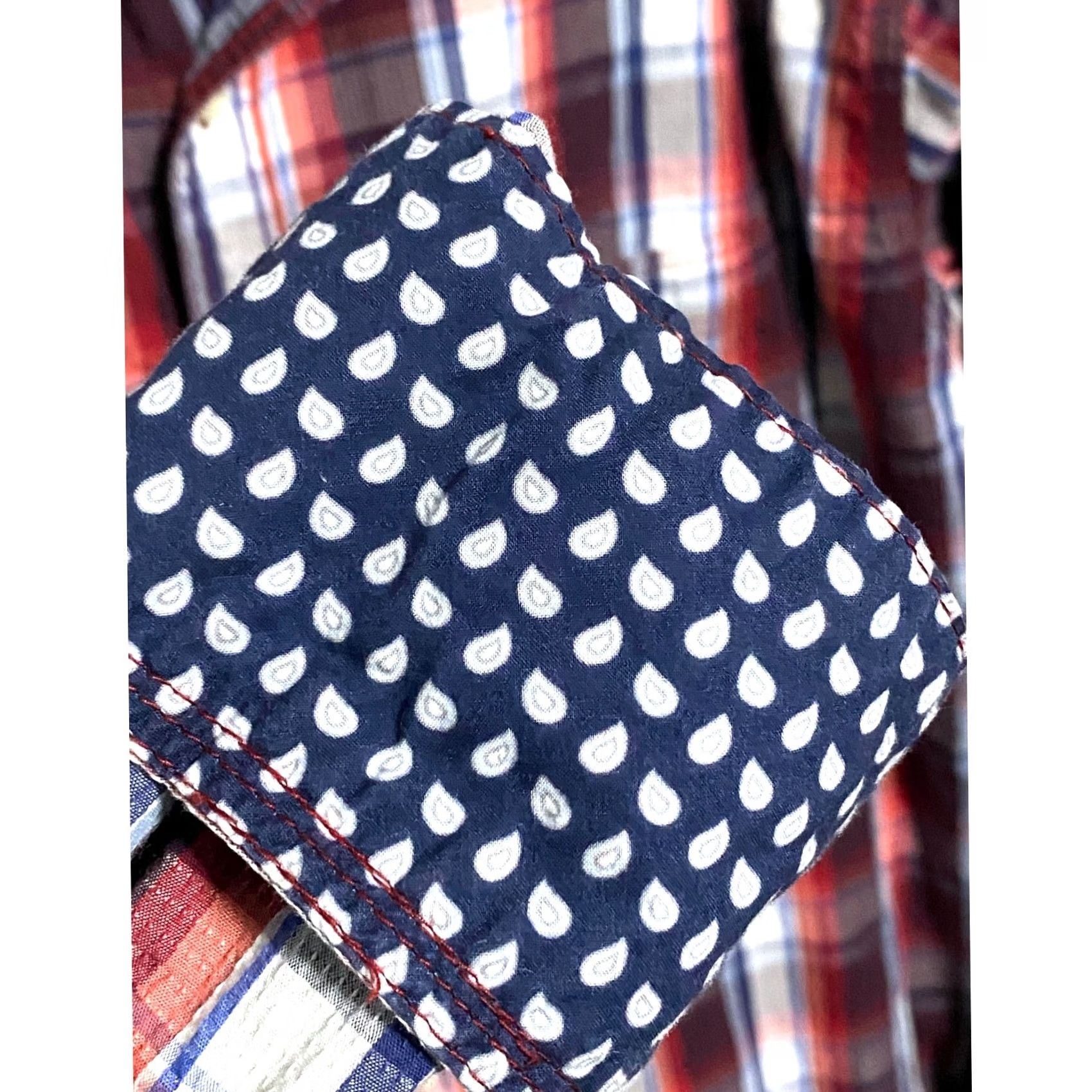 Vintage VINTAGE Italia Plaid Button Shirt Men L Preppy Maximalist Work Shirt Size US L / EU 52-54 / 3 - 5 Thumbnail