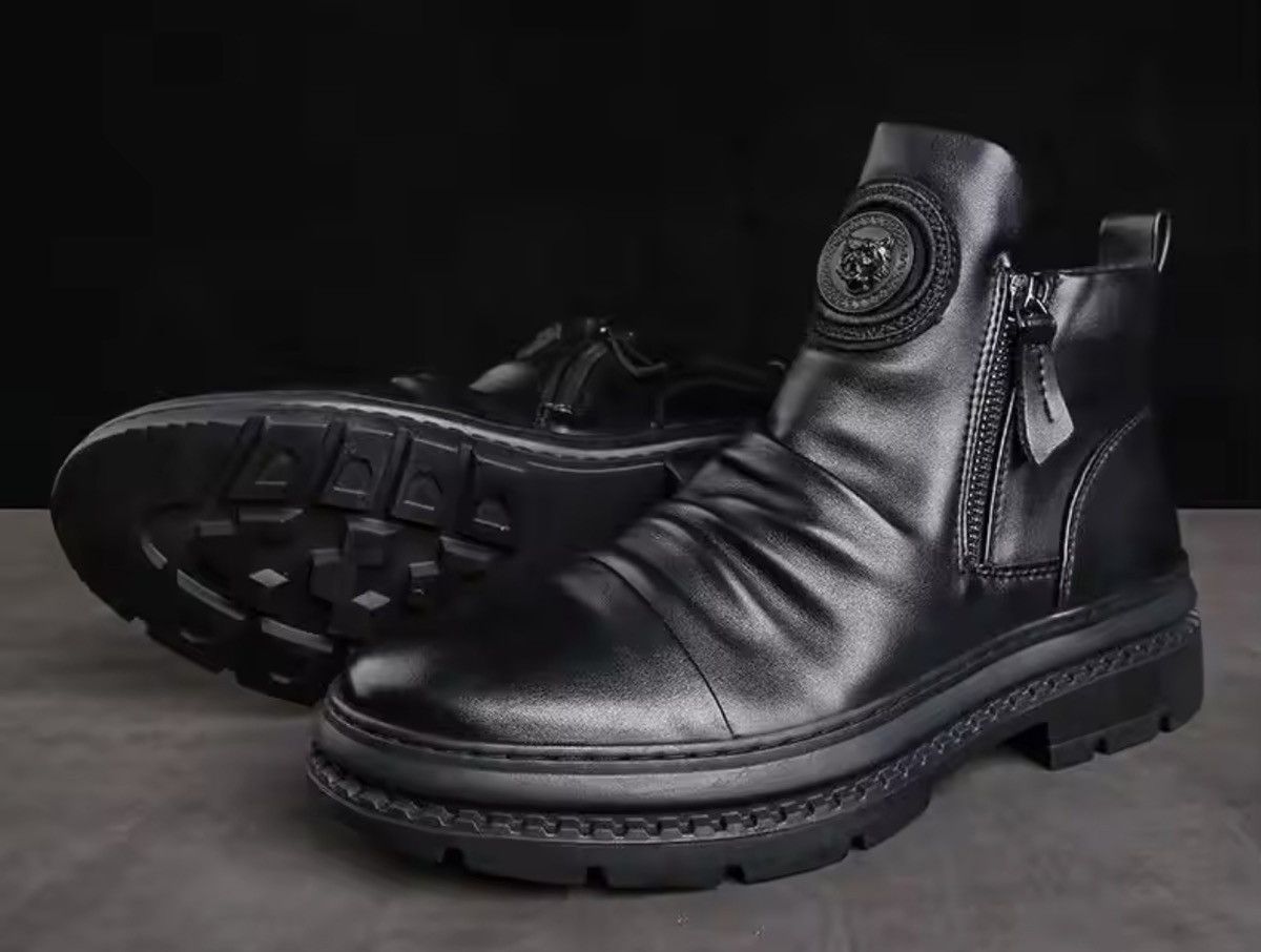 Japanese Brand Pu Leather Ankle Boots Size US 8 / EU 41 - 3 Thumbnail