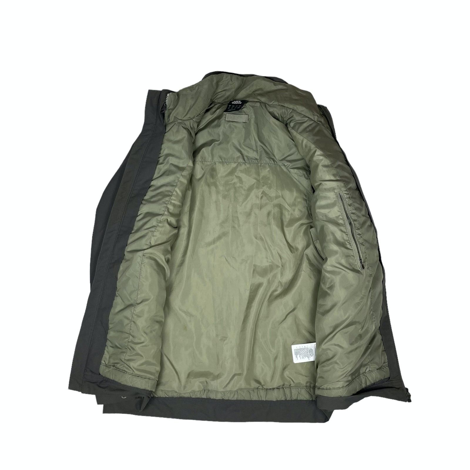 Adidas Adidas Men's Green Long Sleeve Full Zip Lined Jacket Small Size US S / EU 44-46 / 1 - 11 Thumbnail