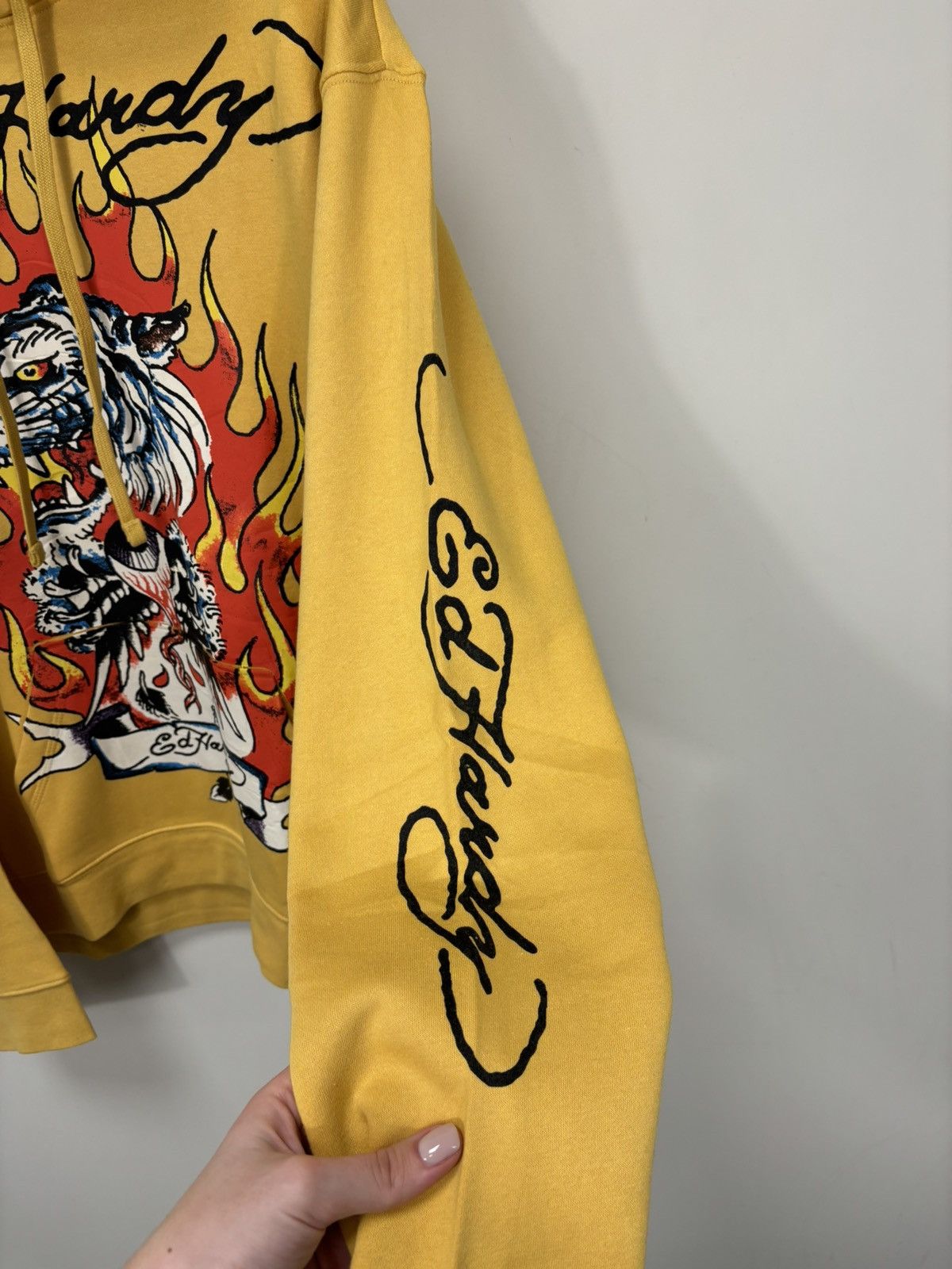 Christian Audigier Ed Hardy Tattoo Tiger Fire Y2K Logo NEW Hype Hoodie Size US XL / EU 56 / 4 - 9 Thumbnail