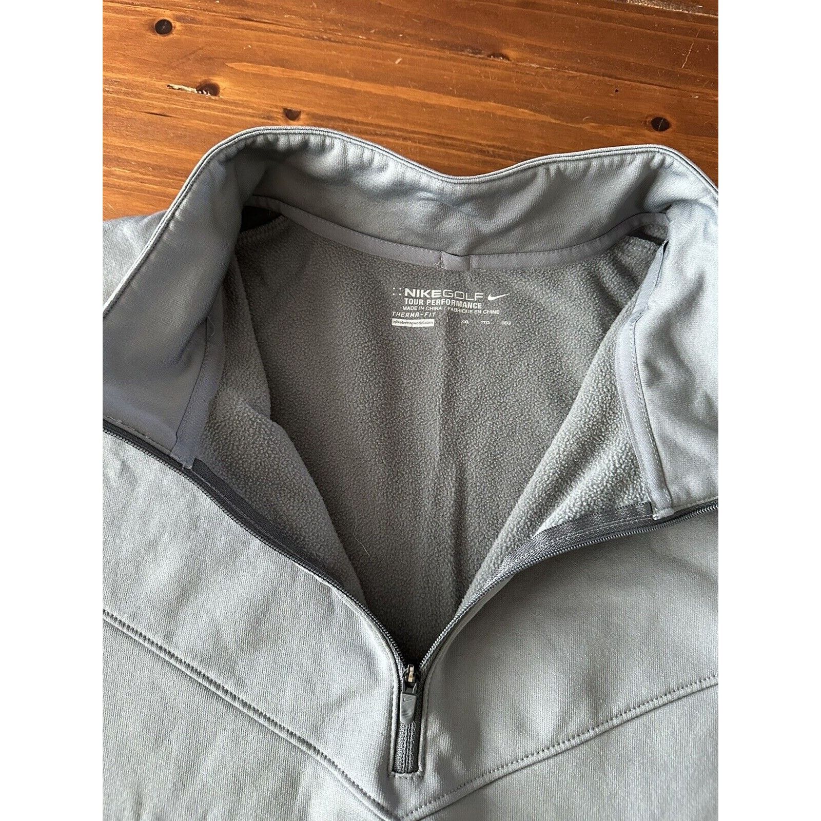 Nike Nike Golf Tour Performance 1/4 Zip Men's 2XL Grey Size US XXL / EU 58 / 5 - 10 Thumbnail