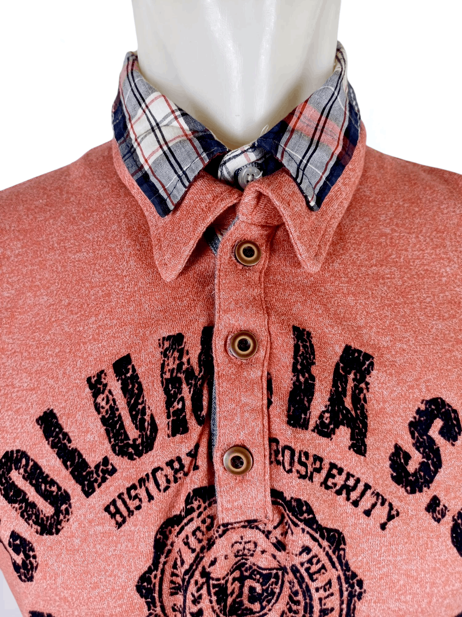 Japanese Brand Perpetual "TRENZA" Double colar and Double layer polo shirt Size US XL / EU 56 / 4 - 2 Thumbnail