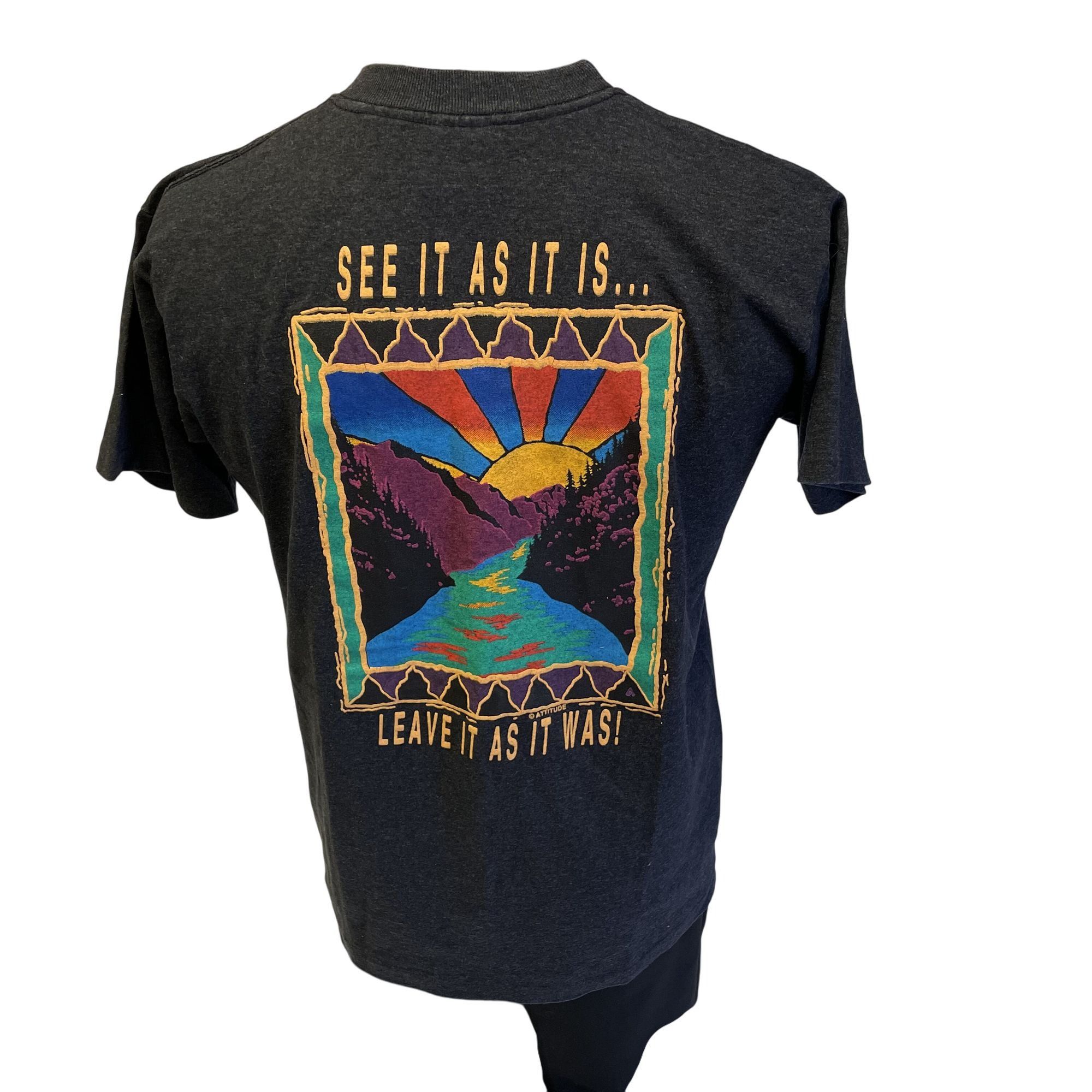 Other Vtg Tennessee River Gold COLORADO NEON SUNSET T Shirt Size US L / EU 52-54 / 3 - 2 Thumbnail