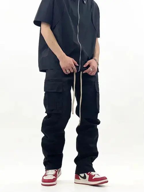 Japanese Brand flared stack utility tactical cargo pants Size US 32 / EU 48 - 2 Thumbnail