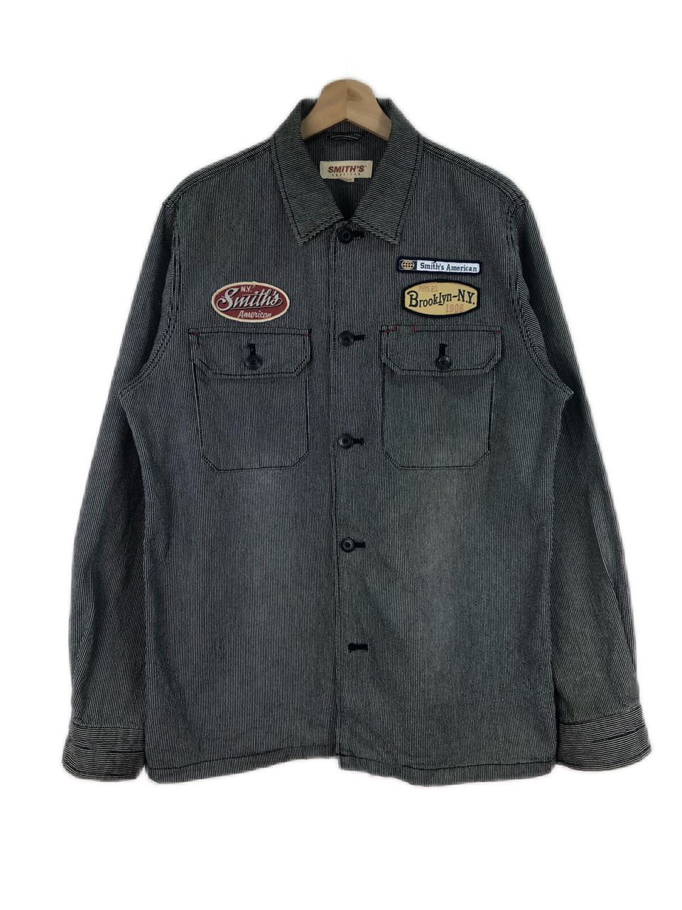 Smith's American × Vintage Vintage Smith's American Workwear Hickory Jacket Size US M / EU 48-50 / 2 - 1 Thumbnail