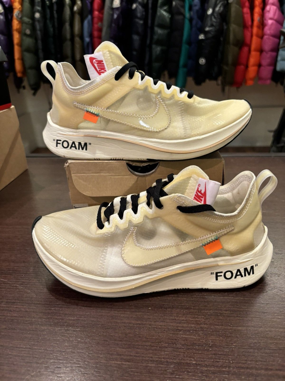 Nike × Off-White Nike Zoom Fly Off-White ‘The 10’ Size US 6 / EU 39 - 2 Thumbnail