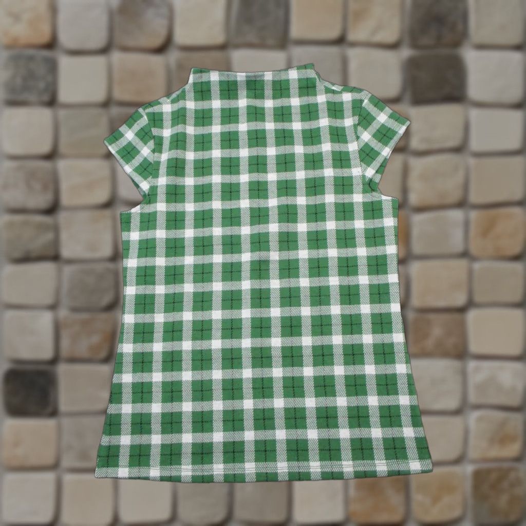 Ann Taylor VINTAGE Ann Taylor Blouse Shirt Women's Small White Plaid Cotton Blend Casual 90s Womens Size S / US 4 / IT 40 - 1 Thumbnail
