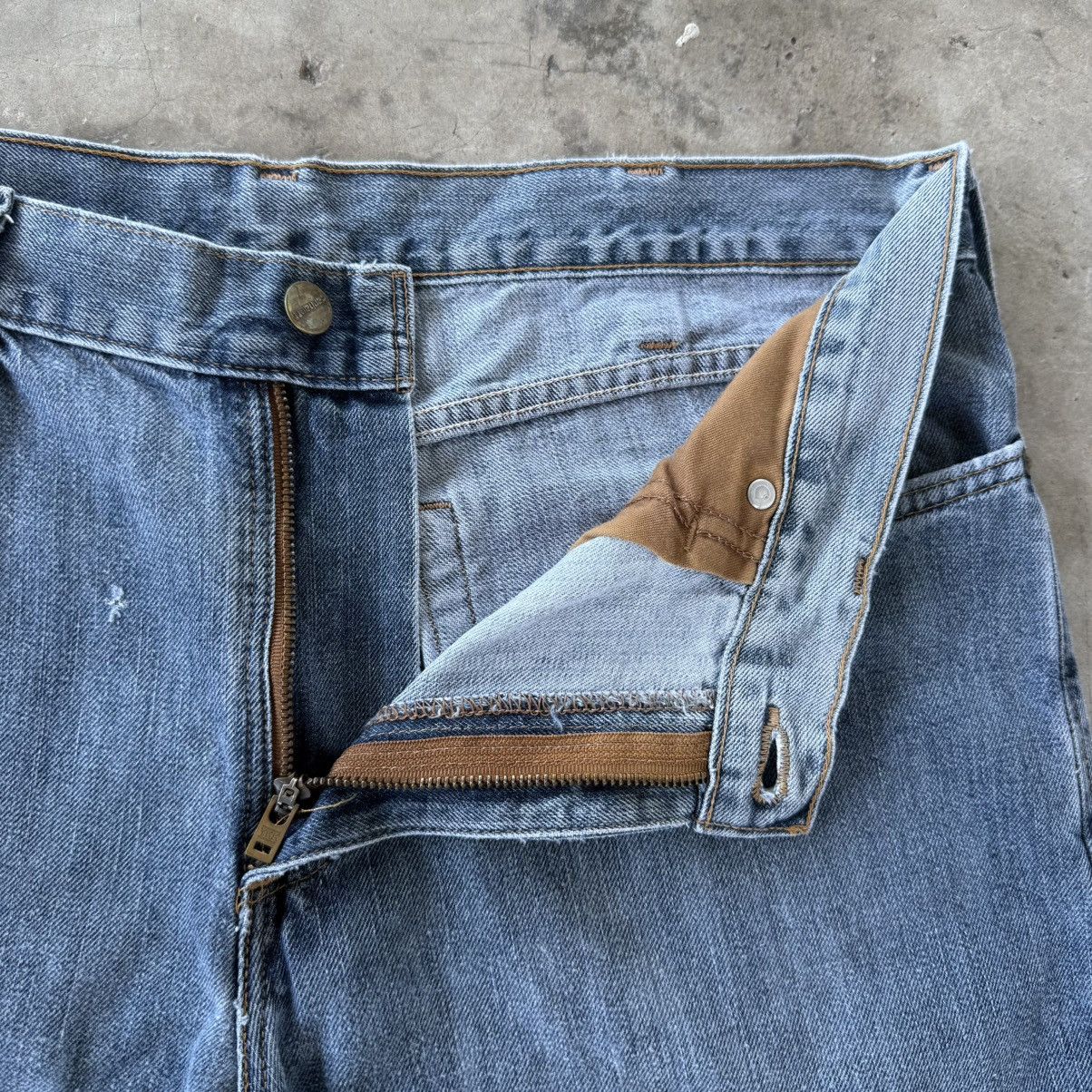 Carhartt W36x33 Vintage Carhartt Faded Denim Jean Size US 36 / EU 52 - 6 Thumbnail