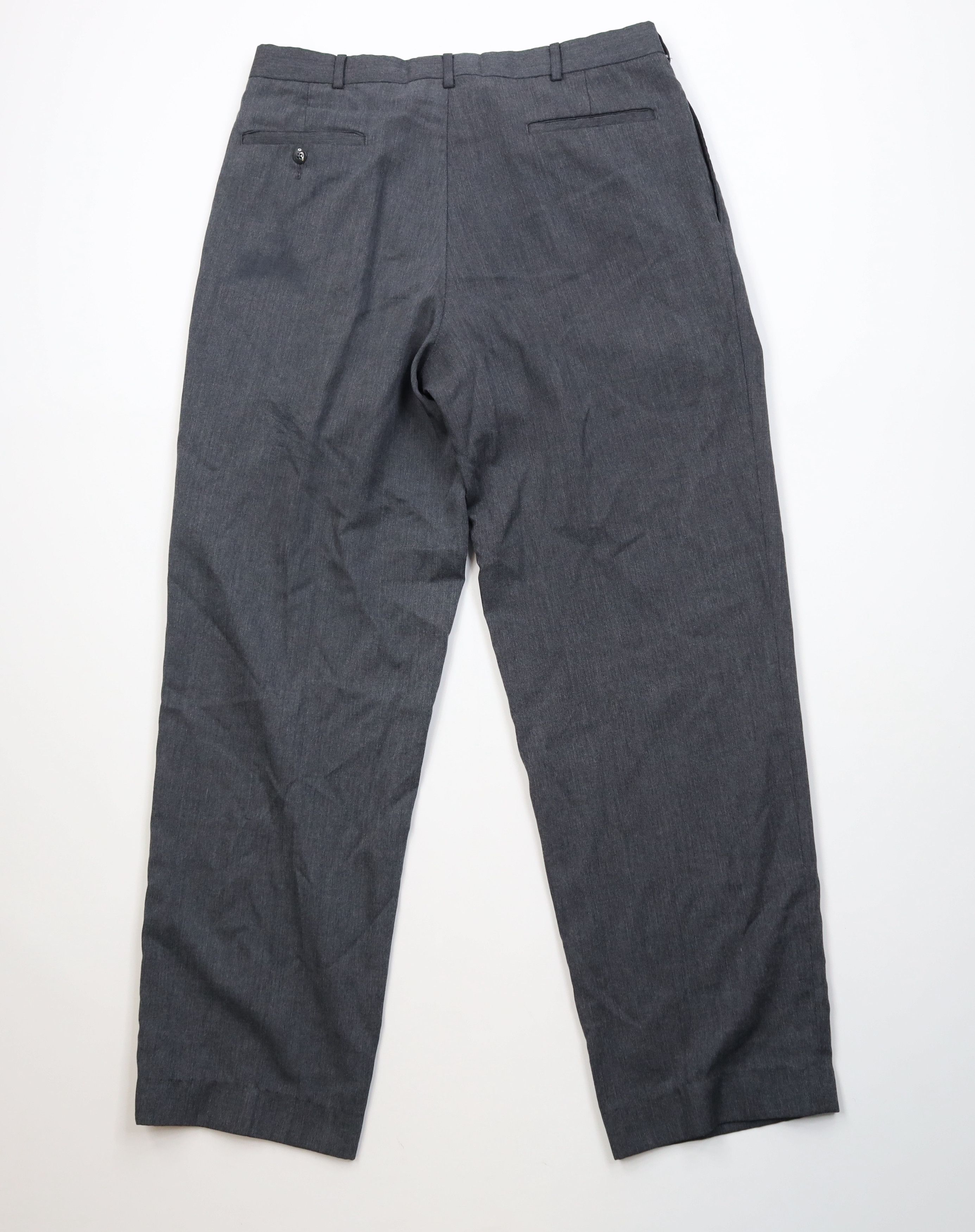 Vintage Vintage 90s Streetwear Gabardine Blend Wide Leg Chino Pants Size US 36 / EU 52 - 11 Thumbnail