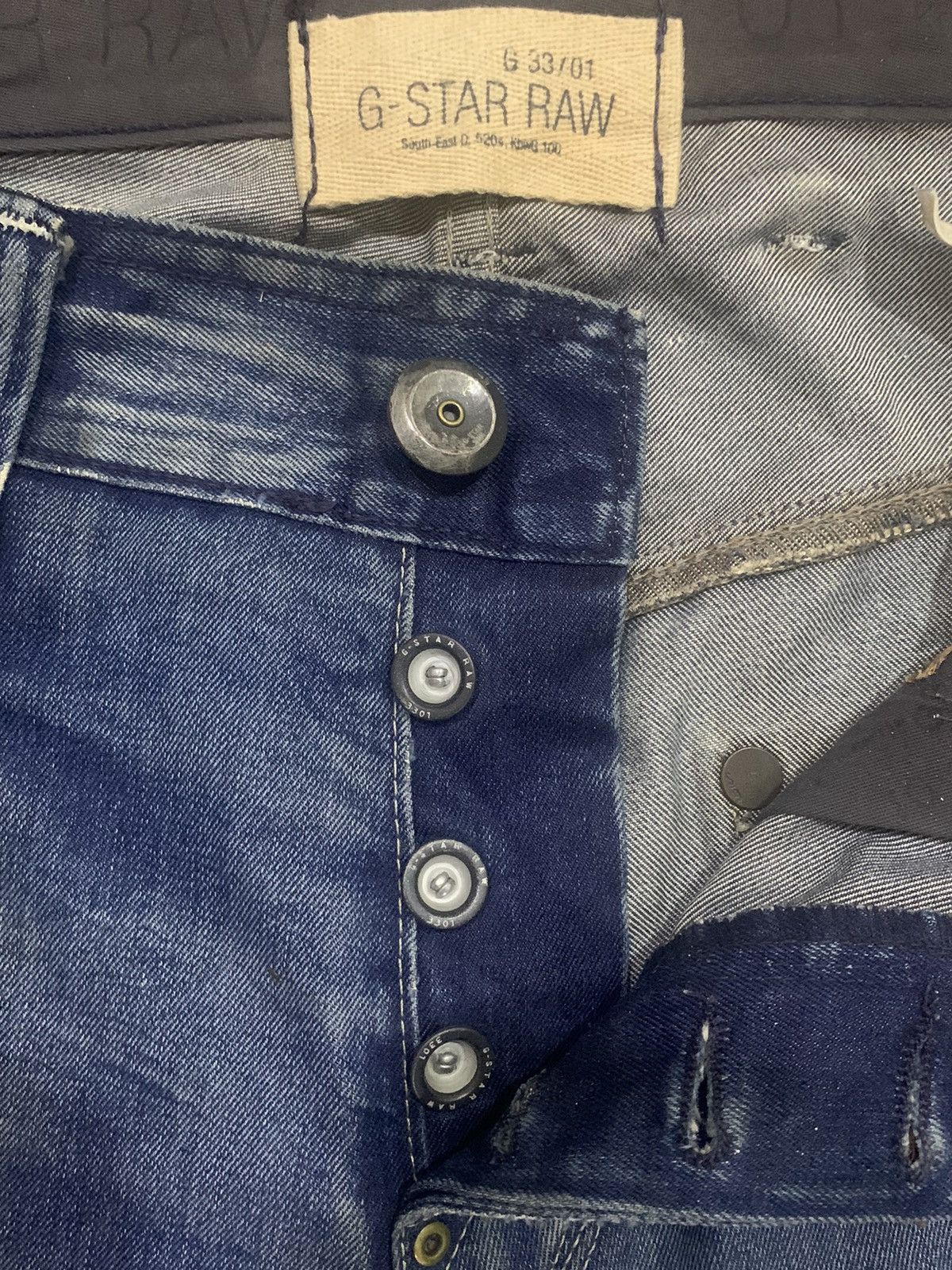 G-Star × If Six Was Nine Vintage G Star Raw ButtonFly Hype Jeans Size US 34 / EU 50 - 15 Thumbnail
