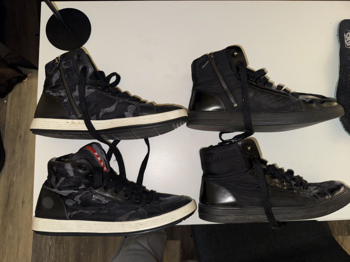 Prada High Top Prada Sneakers Size US 10 / EU 43 - 3 Thumbnail