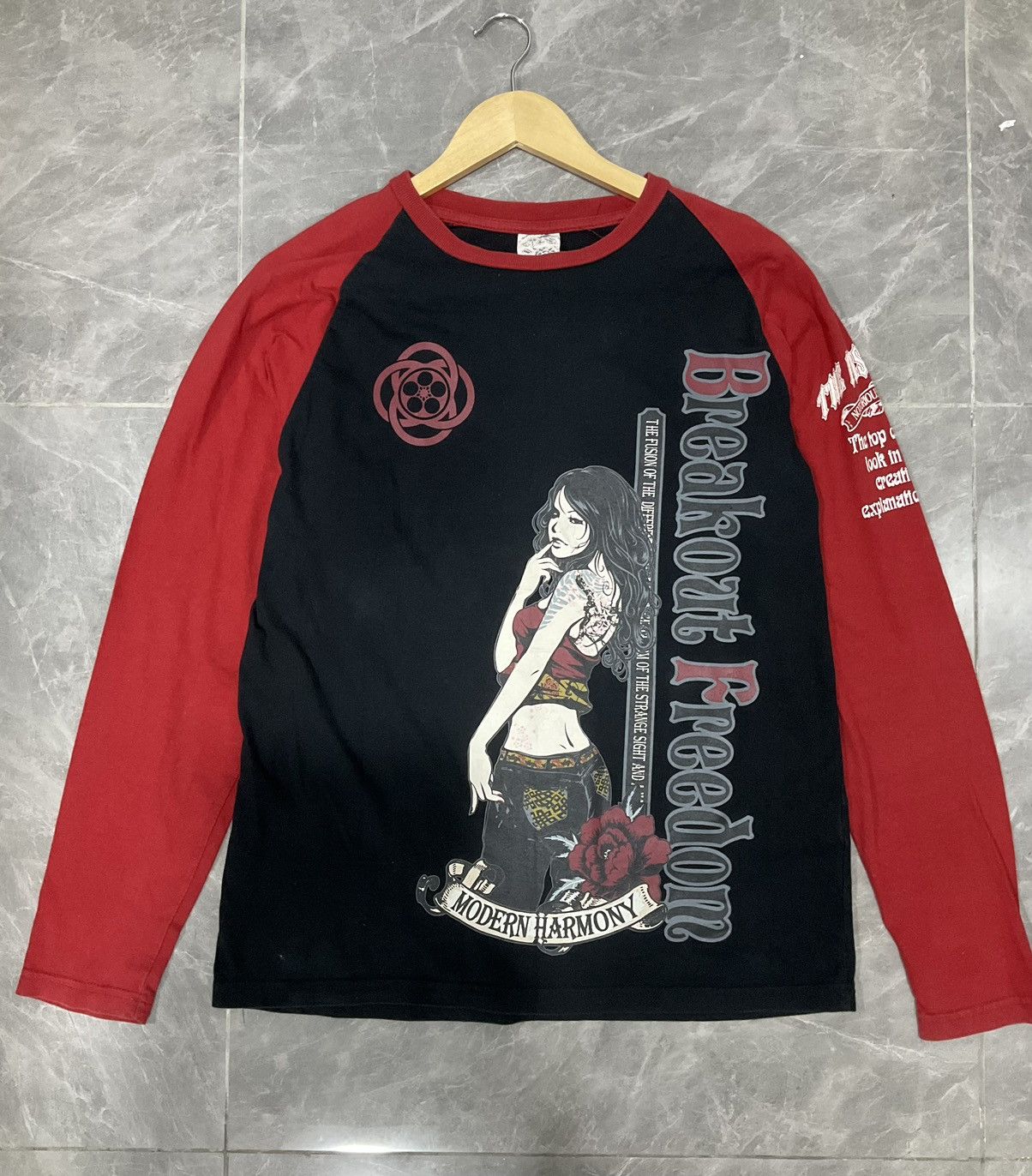 Japanese Brand Vintage Tshirt Long Sleeve The Fusion Japan Size US M / EU 48-50 / 2 - 3 Thumbnail