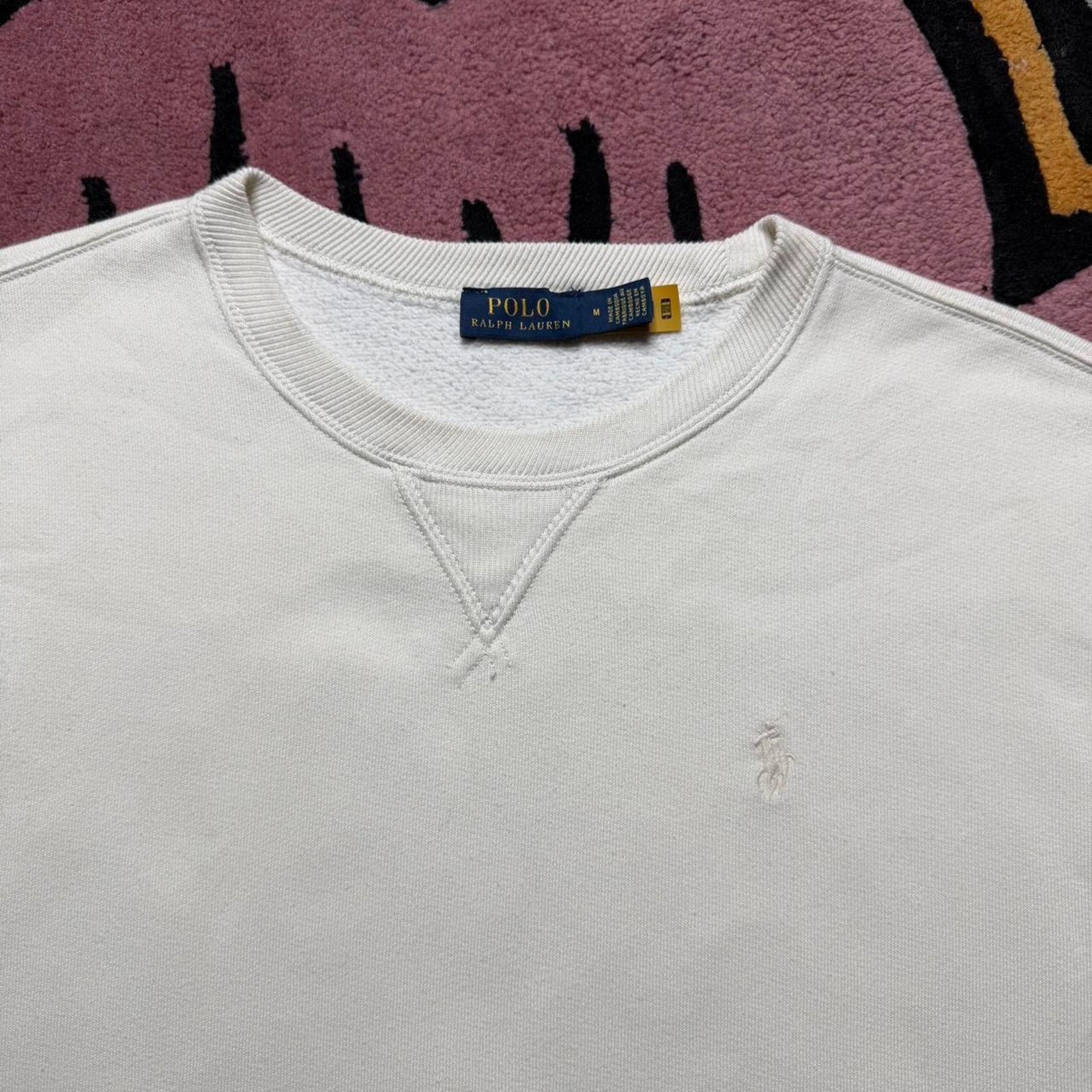 Polo Ralph Lauren × Ralph Lauren Polo Ralph Lauren Embroidered Cable Knit Cotton Sweatshirt Size M / US 6-8 / IT 42-44 - 3 Thumbnail