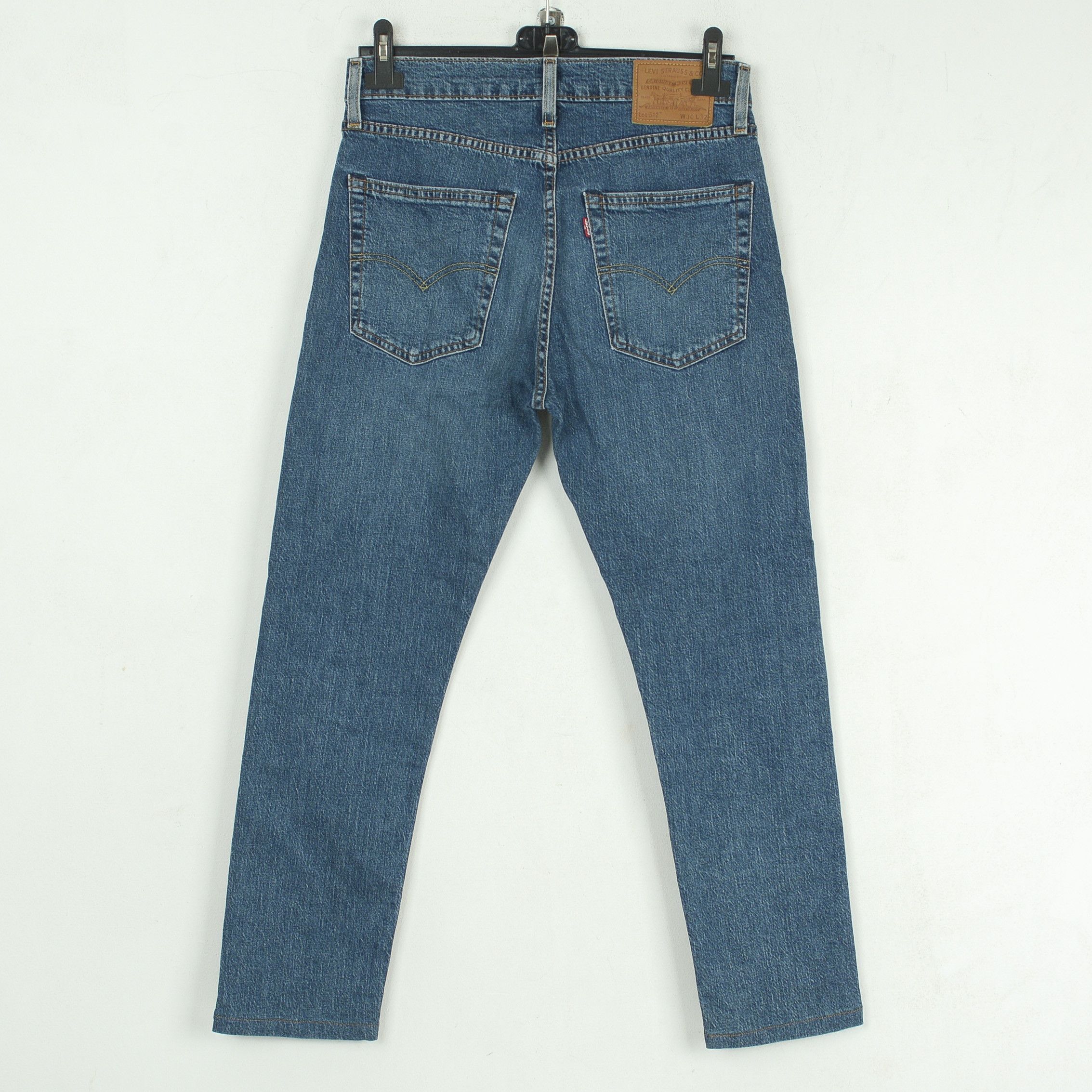 Levi's 512 W30 L30 Slim Tapered Fit Jeans Denim Pants Stretch Size US 30 / EU 46 - 3 Thumbnail