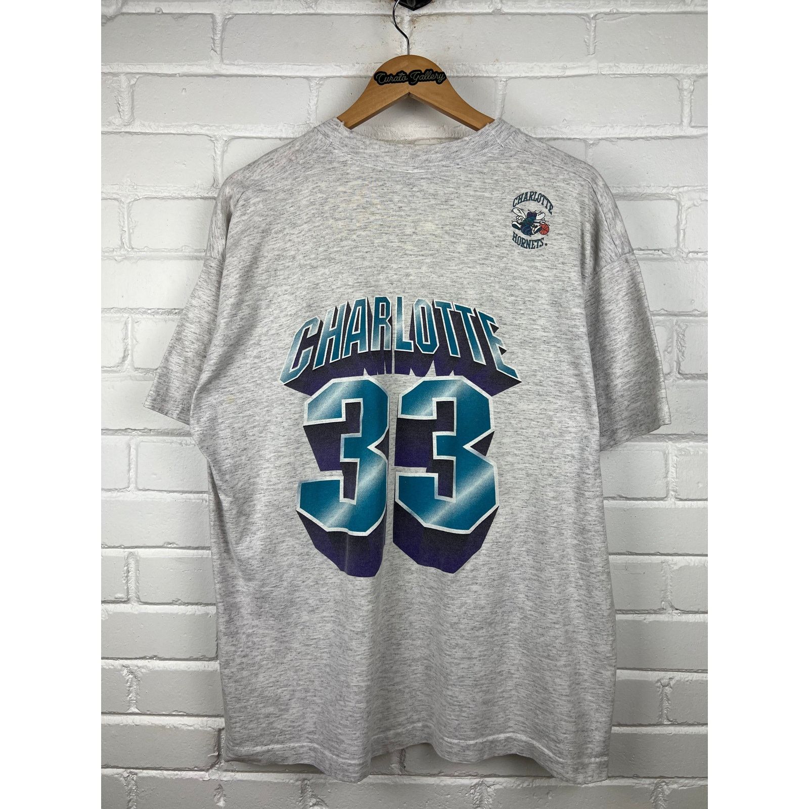 Vintage Vintage 90s Alonzo Mourning #33 Chrolette Hornets Salem XL Size US XL / EU 56 / 4 - 2 Thumbnail