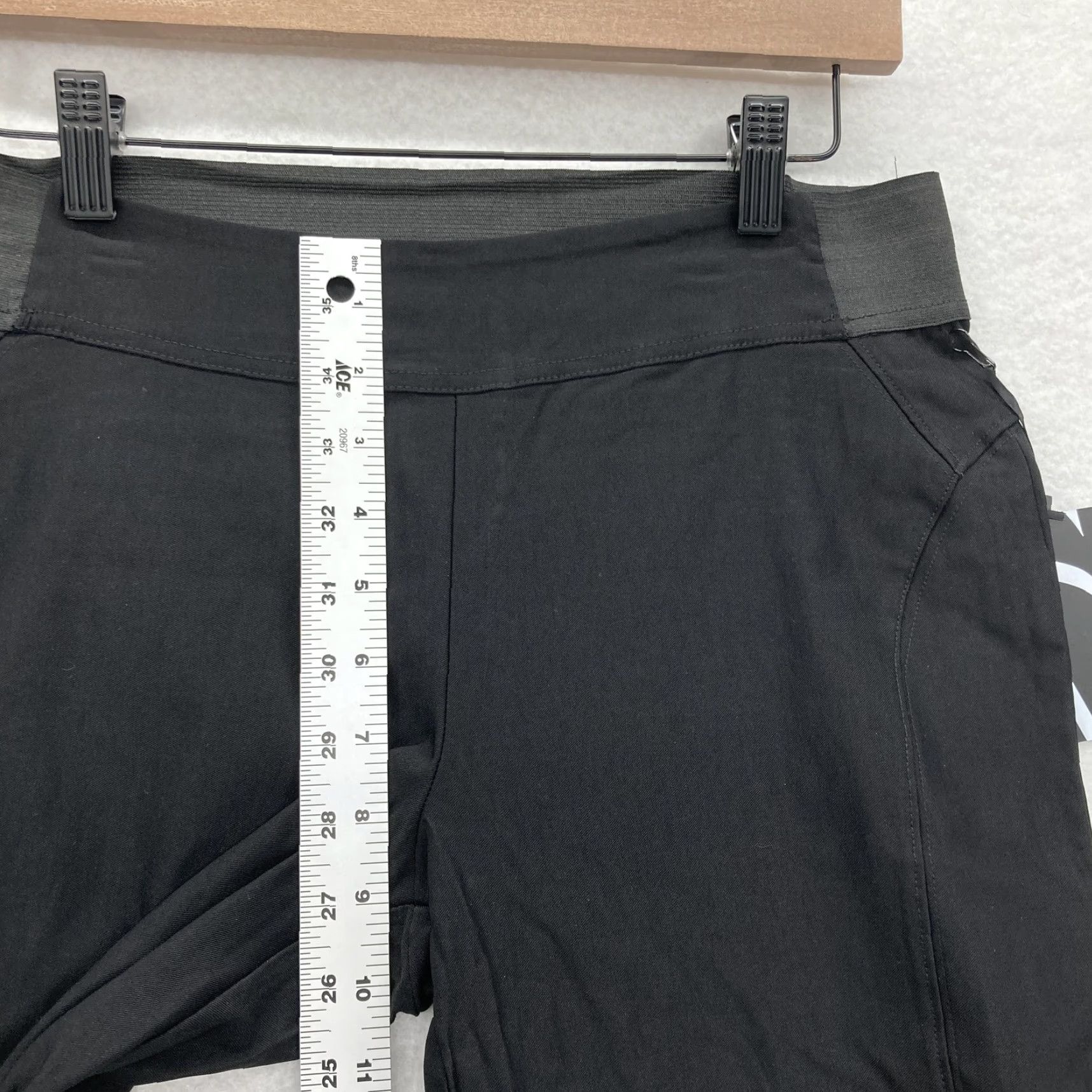 Vintage Simply Vera Vera Wang Pants Womens 8 Petite Black Pull On Stretch Cropped Casual Size 30" / US 8 / IT 44 - 7 Thumbnail