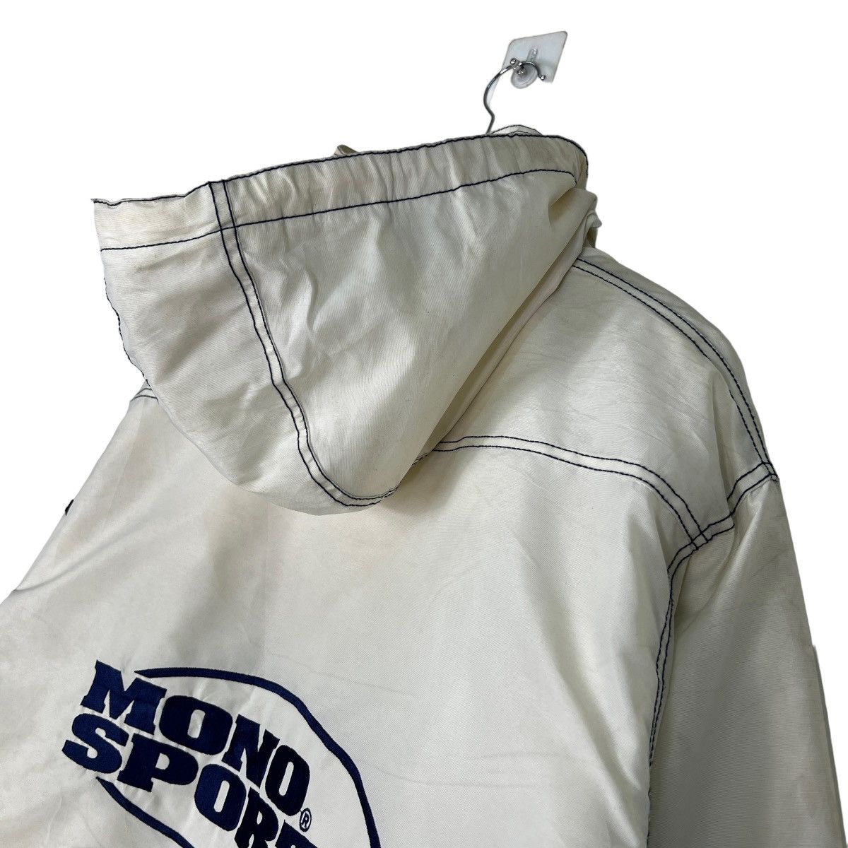 Japanese Brand 🔥 MONO SPORTS INSULATION EMBROIDERY BIG LOGO JACKET Size US XL / EU 56 / 4 - 9 Thumbnail
