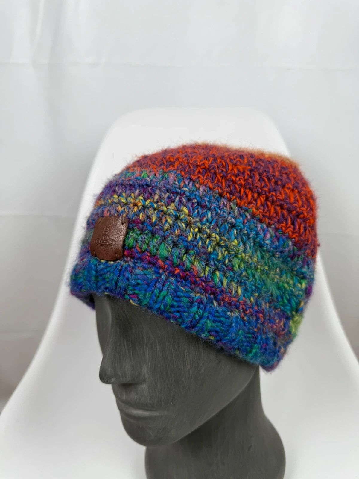 Vivienne Westwood Vivienne Westwood Wool Multicolor Knit Beanie From Japan Size ONE SIZE - 1 Thumbnail