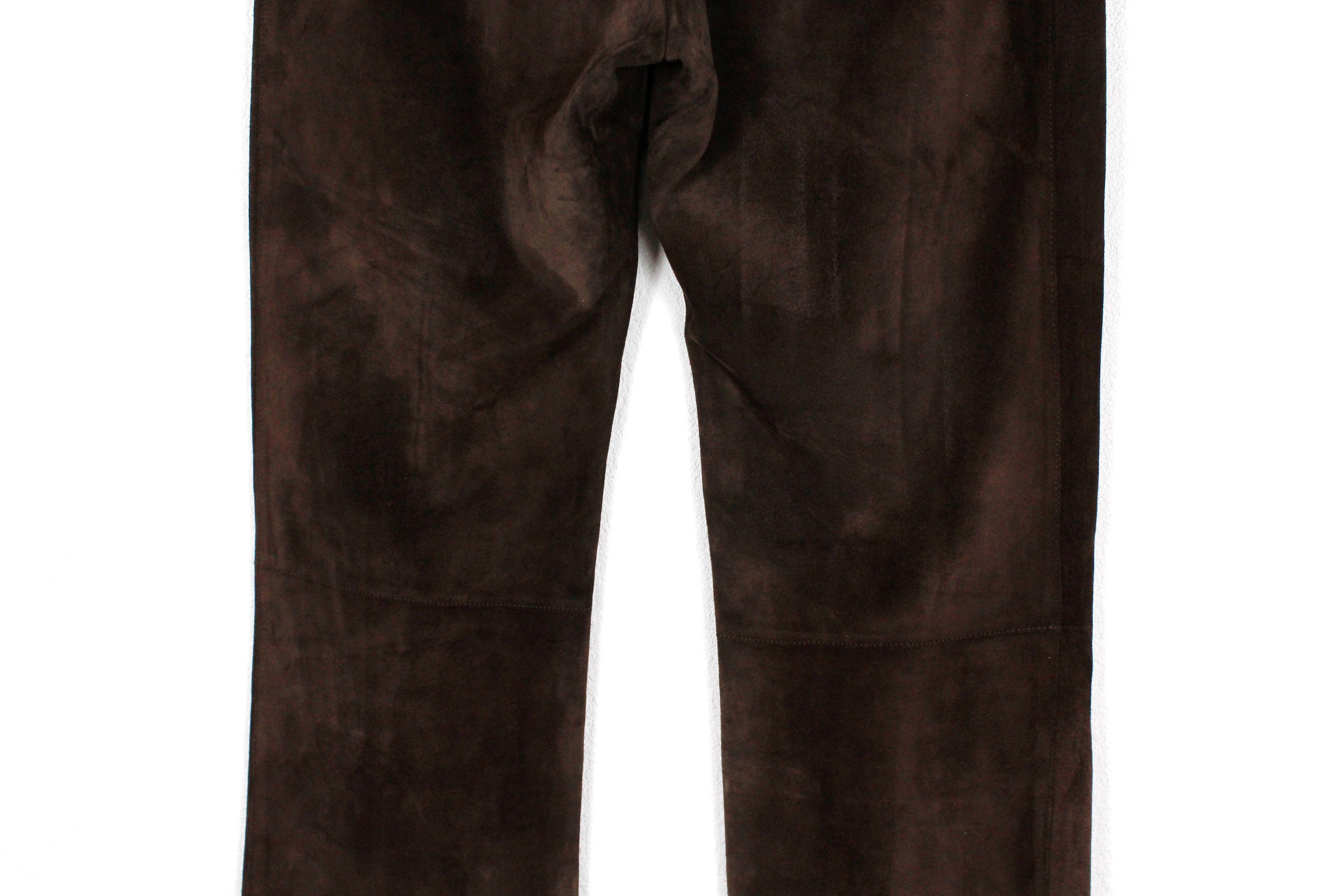 Leather × Marni Marni Cowgirl Western Leather Pants 44 Size 30" / US 8 / IT 44 - 10 Thumbnail