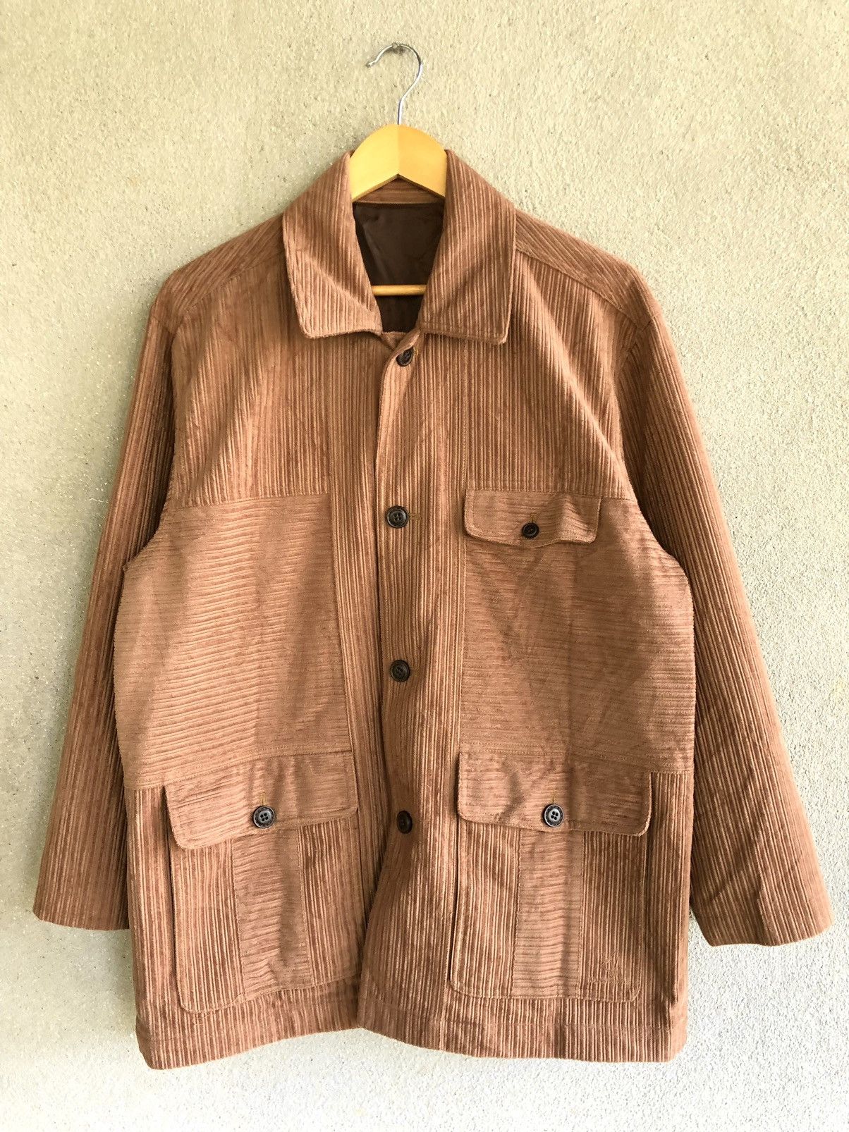 image of Kansai Yamamoto Vintage Kansai Man Brown Jacket, Men's (Size Medium)