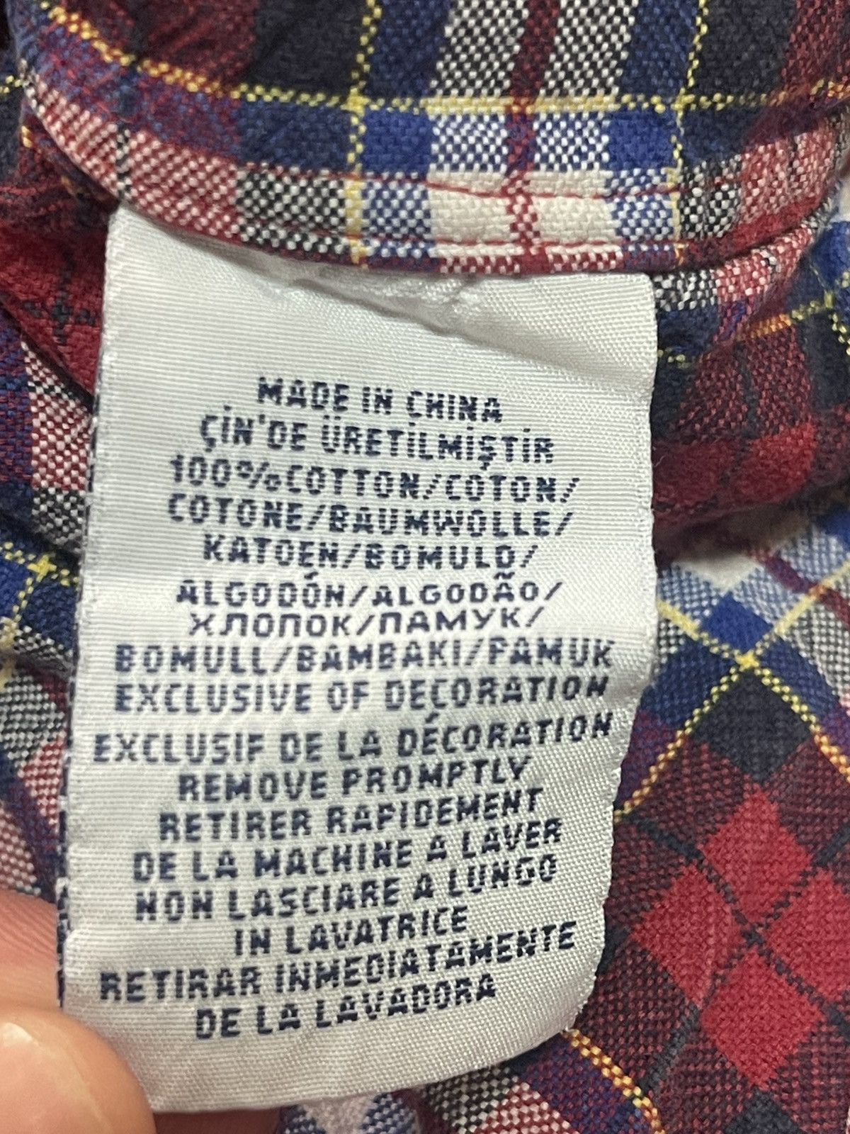 Ralph Lauren × Vintage RALPH LAUREN VINTAGE CHEKERED PLAID SHIRT SIZE XS Size XS / US 0-2 / IT 36-38 - 11 Thumbnail