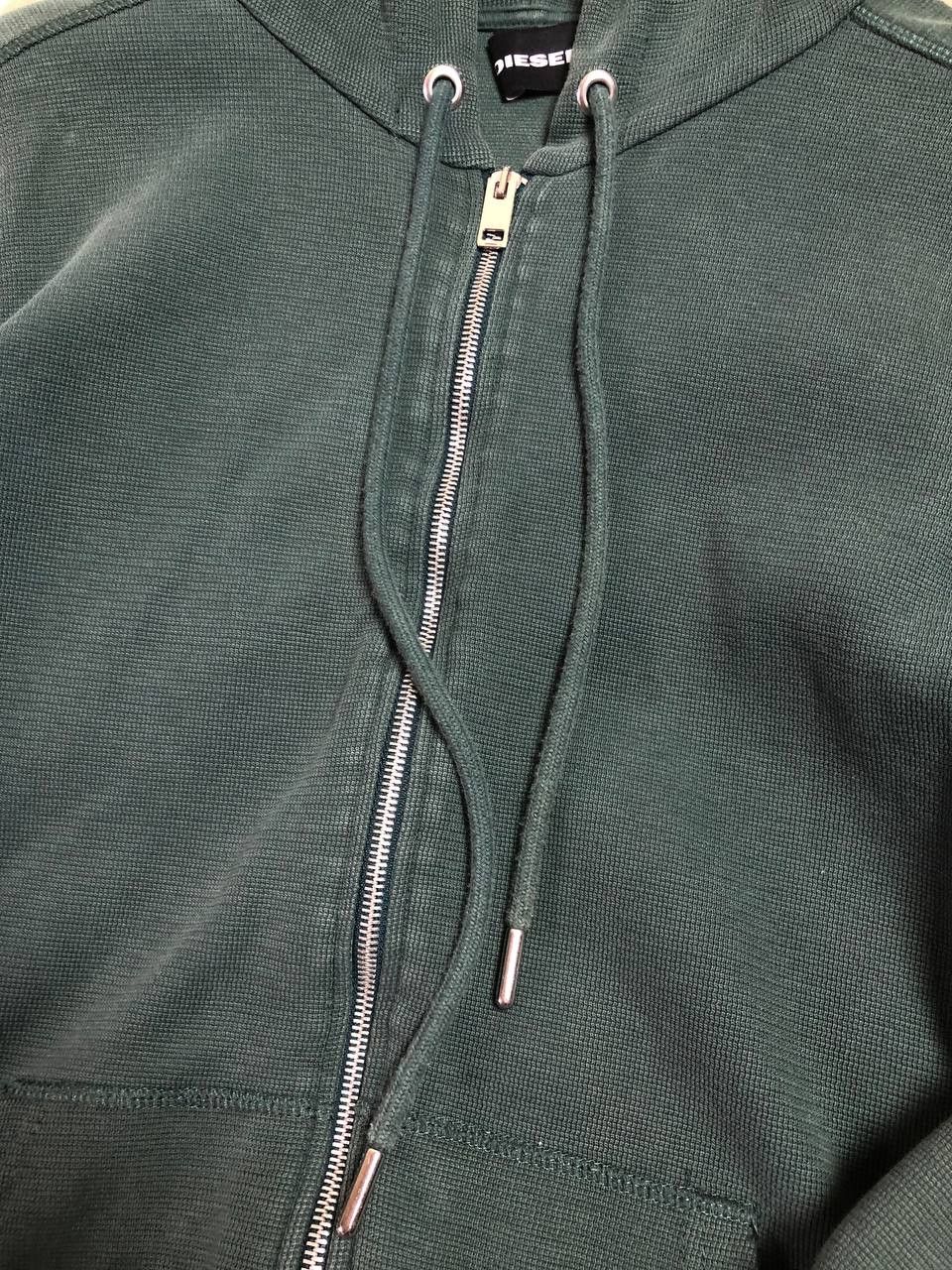 Diesel × Vintage Vintage Diesel Boxy Archival Zip Hoodie Y2K Size US M / EU 48-50 / 2 - 16 Thumbnail