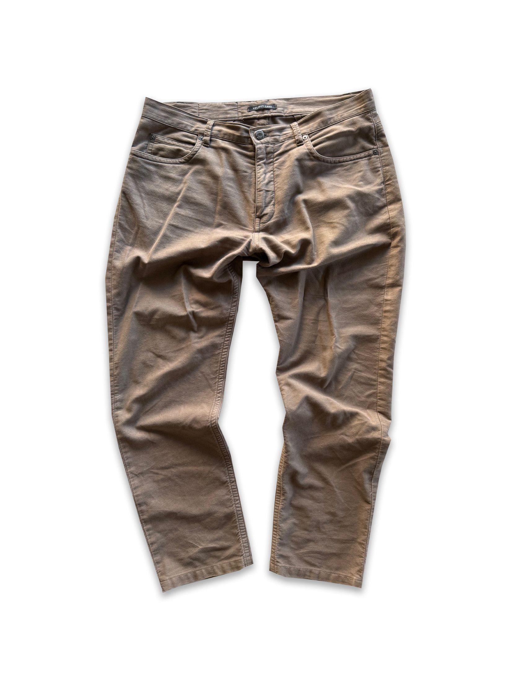 Helmut Lang Helmut Lang Moleskin Cotton Pants Size US 34 / EU 50 - 1 Thumbnail