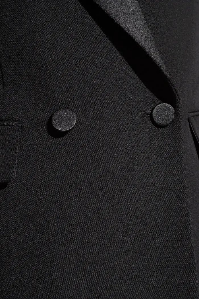 Saint Laurent Paris o1bcso1str0325 Double Breasted Tuxedo Jacket in Black Size L / US 10 / IT 46 - 5 Thumbnail