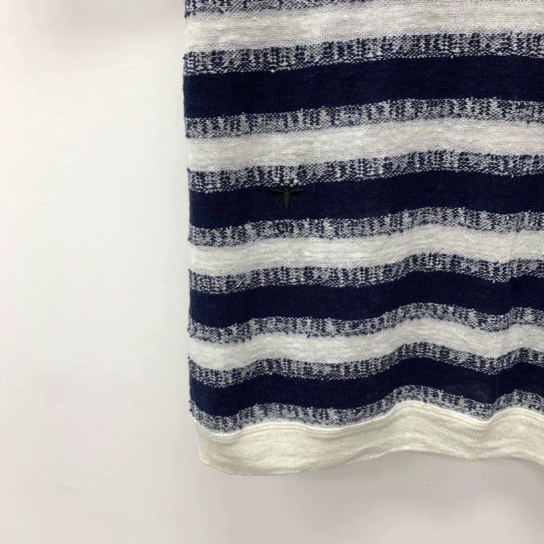 Dior Christian Dior Striped Short Sleeve TShirt-2506 Size M / US 6-8 / IT 42-44 - 4 Thumbnail