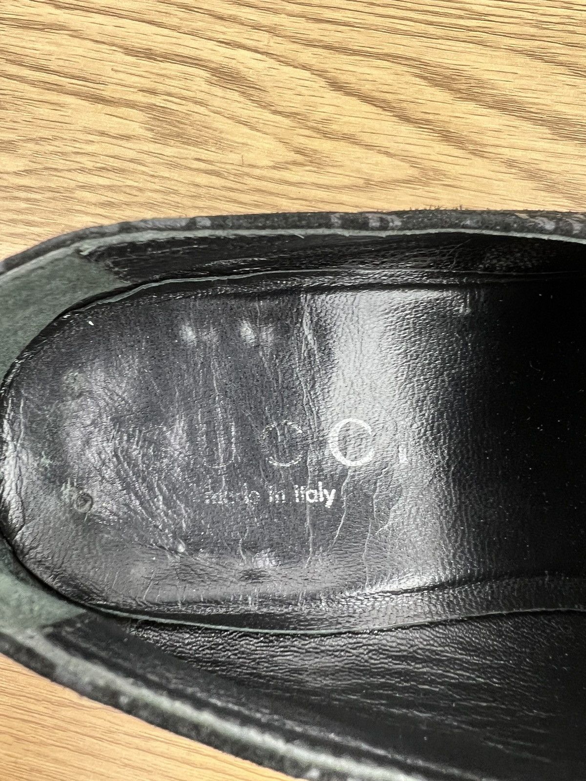 Gucci GUCCI Loafers Suede Shoes GG Monogram Canvas Black Men’s Size US 8 / EU 41 - 21 Thumbnail