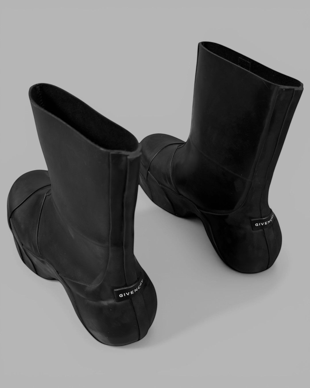 Givenchy SS2023 Givenchy By Mathew M Williams Rubber Ankle Boots Size US 8.5 / EU 41-42 - 10 Thumbnail