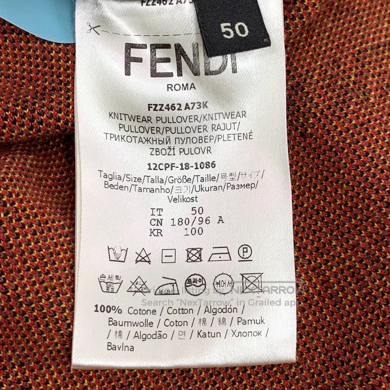 Fendi Fendi Black logo lettering bulletproof vest print, cotton Size US M / EU 48-50 / 2 - 6 Thumbnail