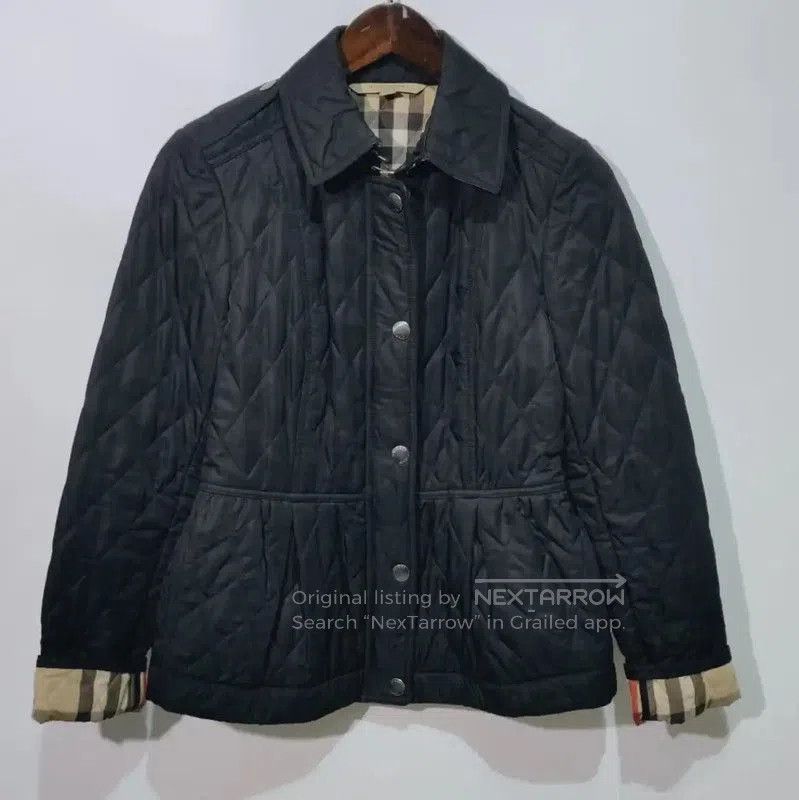 Burberry Burberry Black Cotton Women's Quilted Jacket. Size S / US 4 / IT 40 - 1 Thumbnail