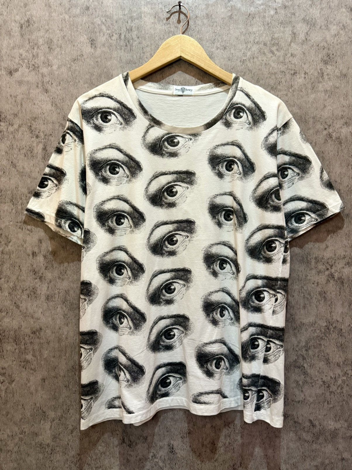 Hysteric Glamour × Vintage Vintage Drug Honey Japan All Eyes On Me Tshirt Size US M / EU 48-50 / 2 - 1 Thumbnail
