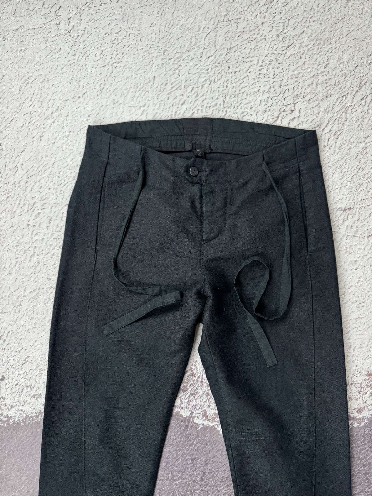Other Umasan Avant Garde black asymmetric big pocket pants Size 26" / US 2 / IT 38 - 6 Thumbnail