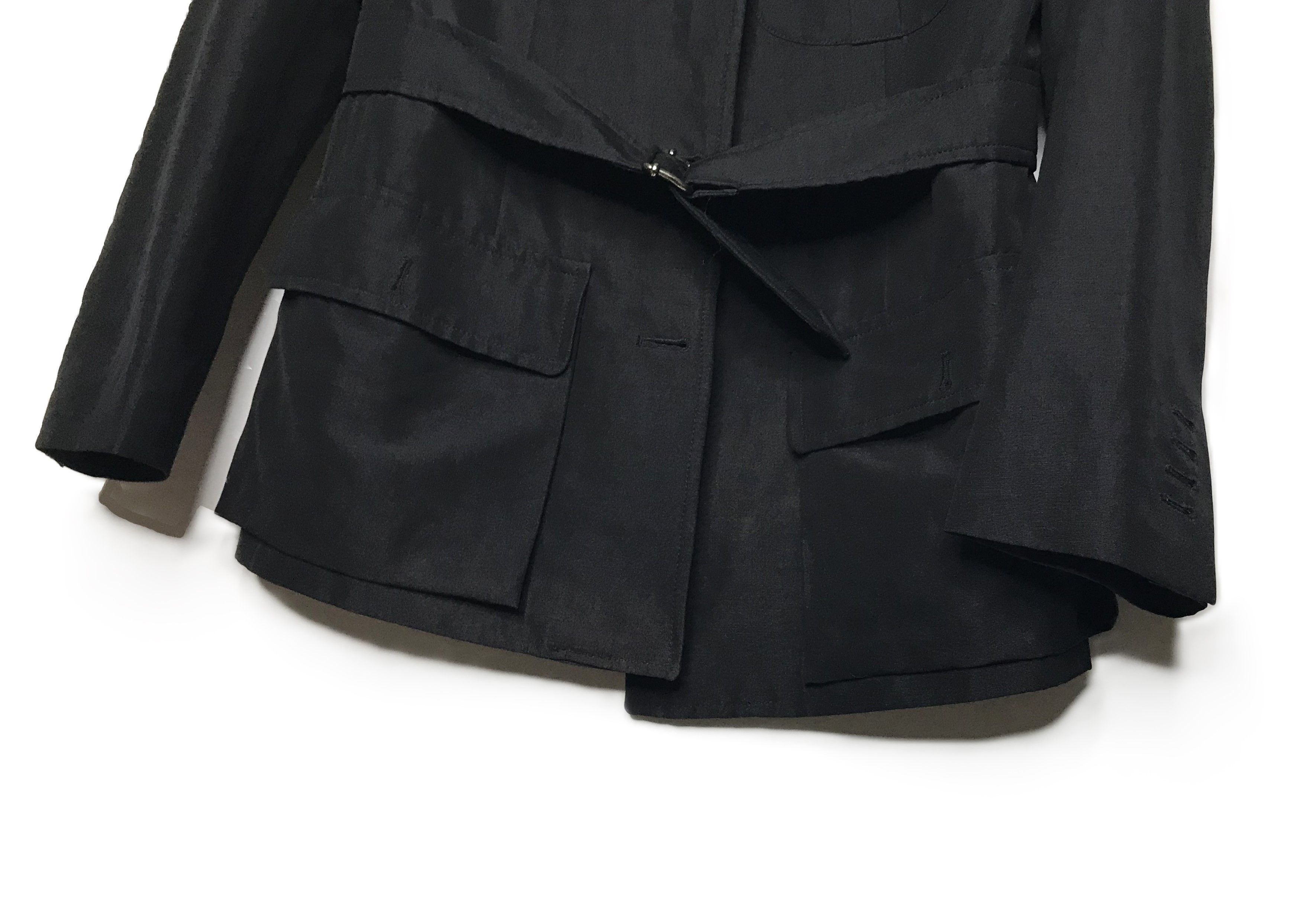 Dries Van Noten Dries Van Noten Women Single-Breasted Blazer Belt Black Size S / US 4 / IT 40 - 5 Thumbnail