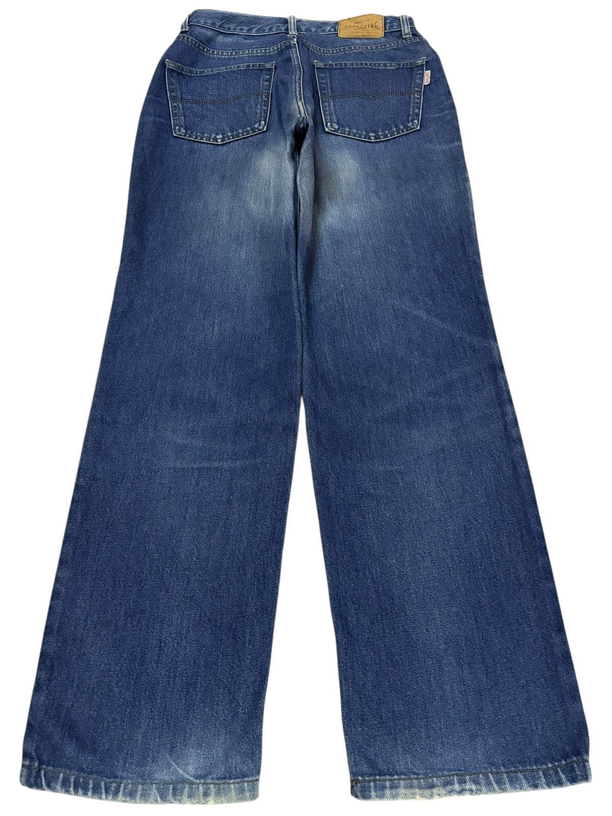 Edwin Vtg Edwin Japan High Waist Distressed Jeans Size 32" / US 10 / IT 46 - 2 Thumbnail