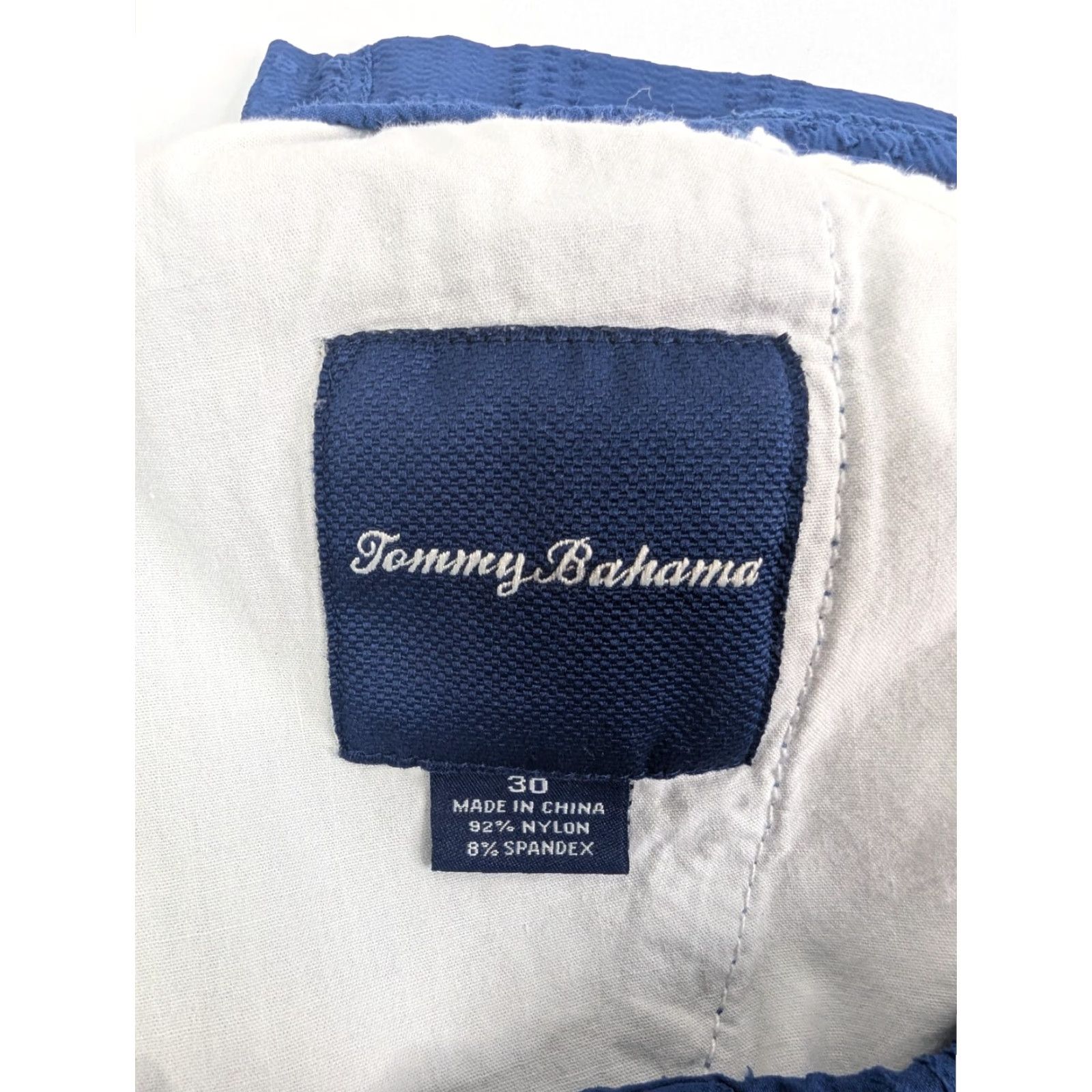 Tommy Bahama Tommy Bahama Shorts Men's Size 30 Blue Nylon Blend Chino Beach Logo Golf Stretch Size US 30 / EU 46 - 7 Thumbnail