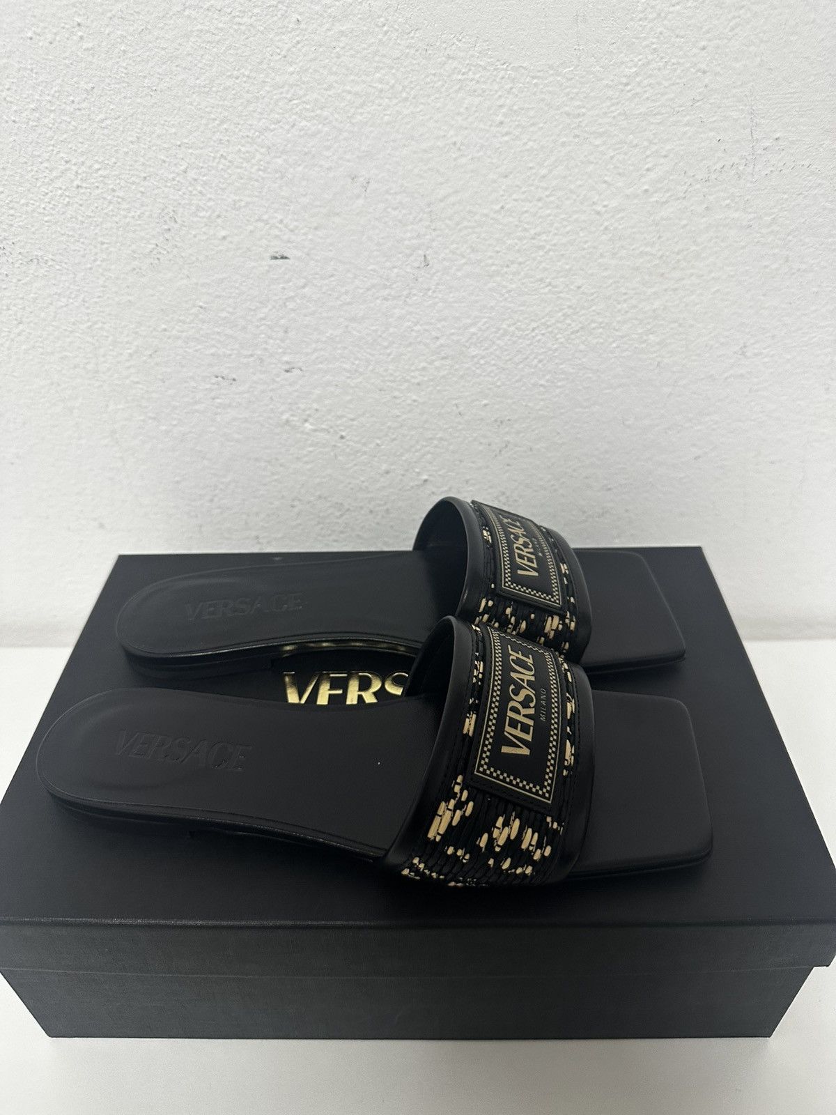 Versace Versace Theia Barocco Flat Sandals Size US 6 / IT 36 - 3 Thumbnail