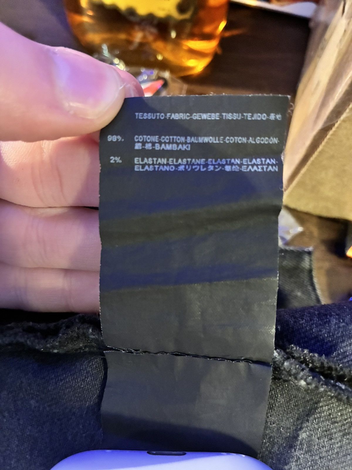 Saint Laurent Paris Saint Laurent Paris black denim Size US 33 - 7 Thumbnail
